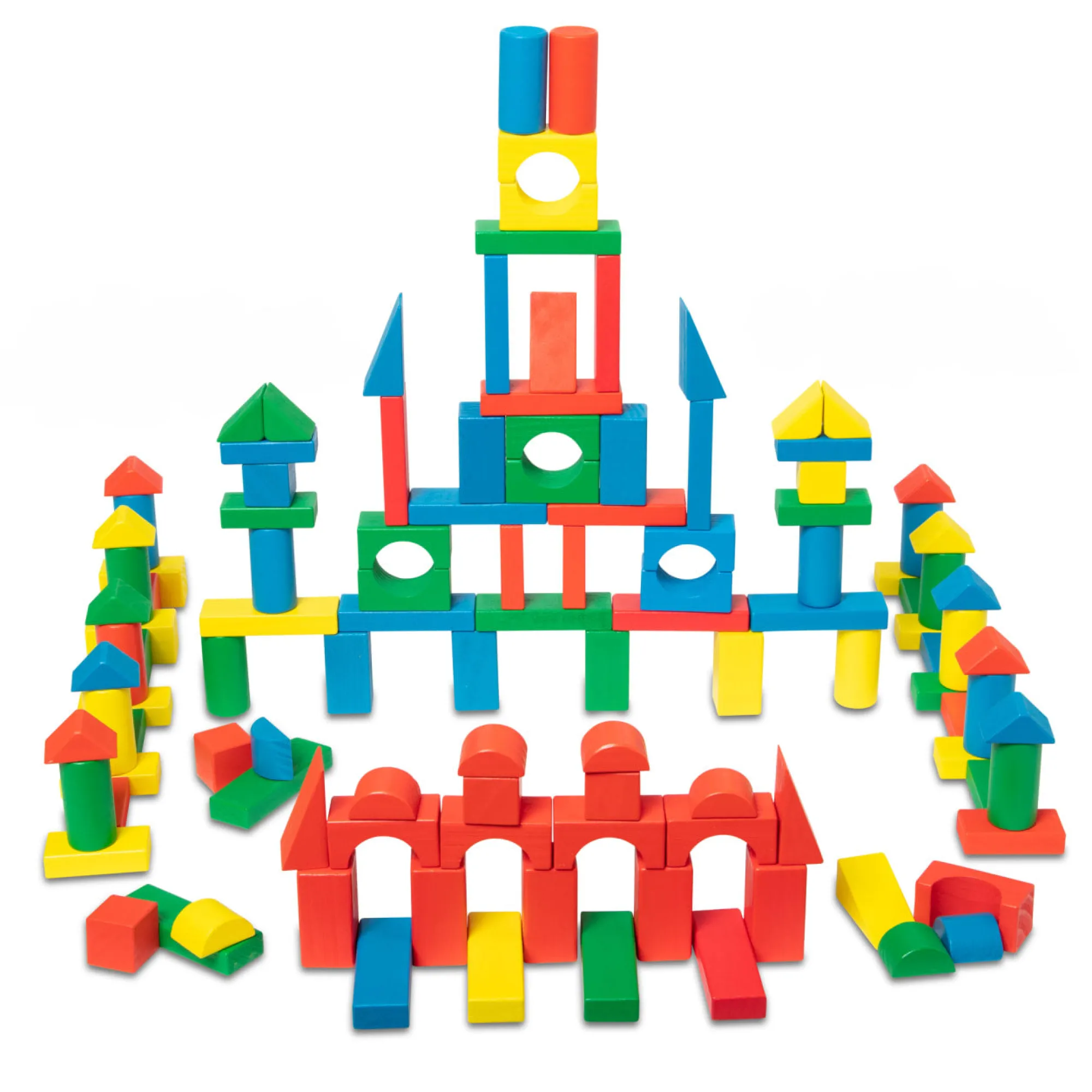 200 Piece Wood Blocks Set>Melissa & Doug Discount