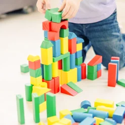 200 Piece Wood Blocks Set><noscript><img width=