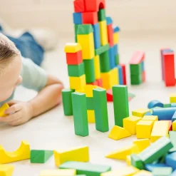 200 Piece Wood Blocks Set><noscript><img width=