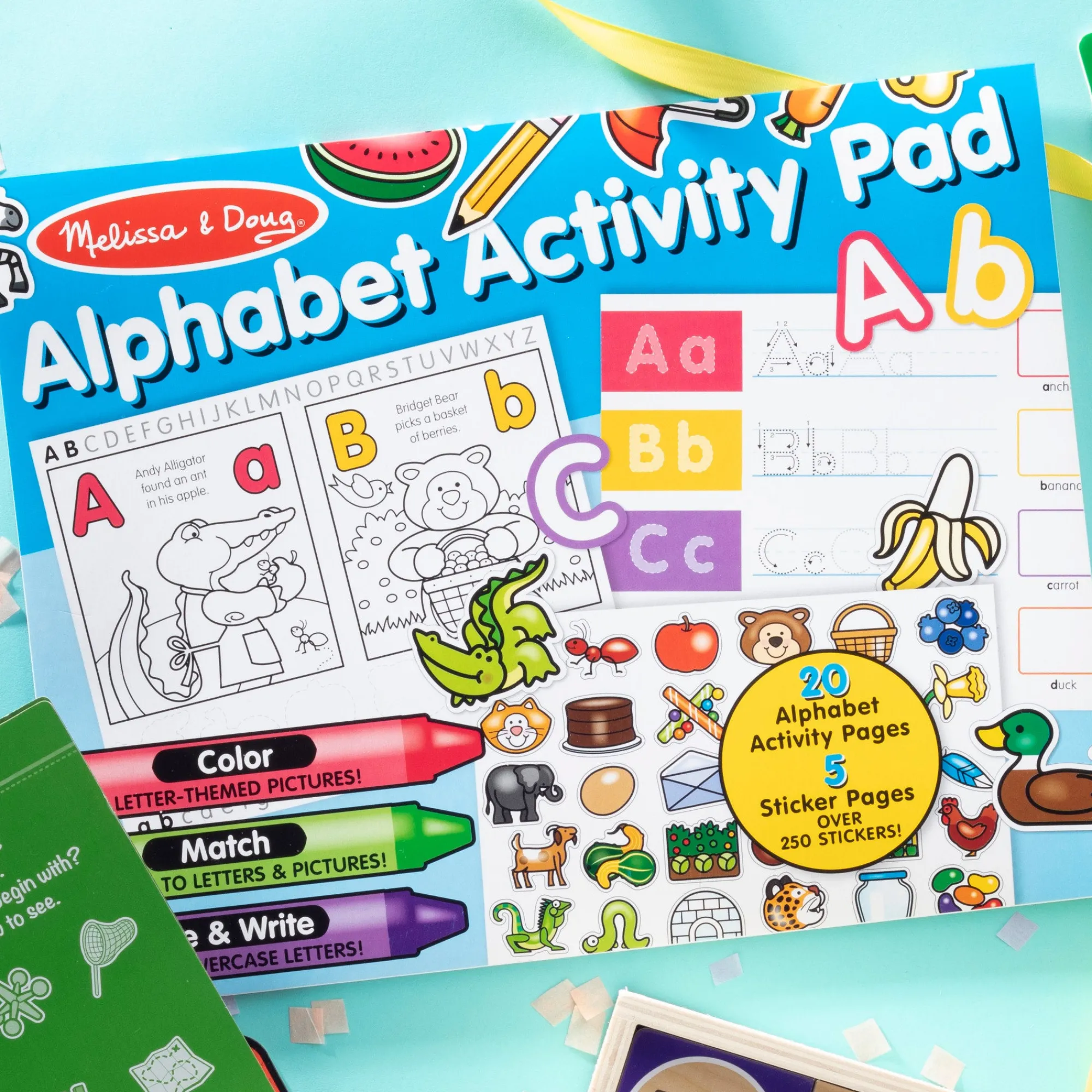 Alphabet Activity Sticker Pad>Melissa & Doug Hot