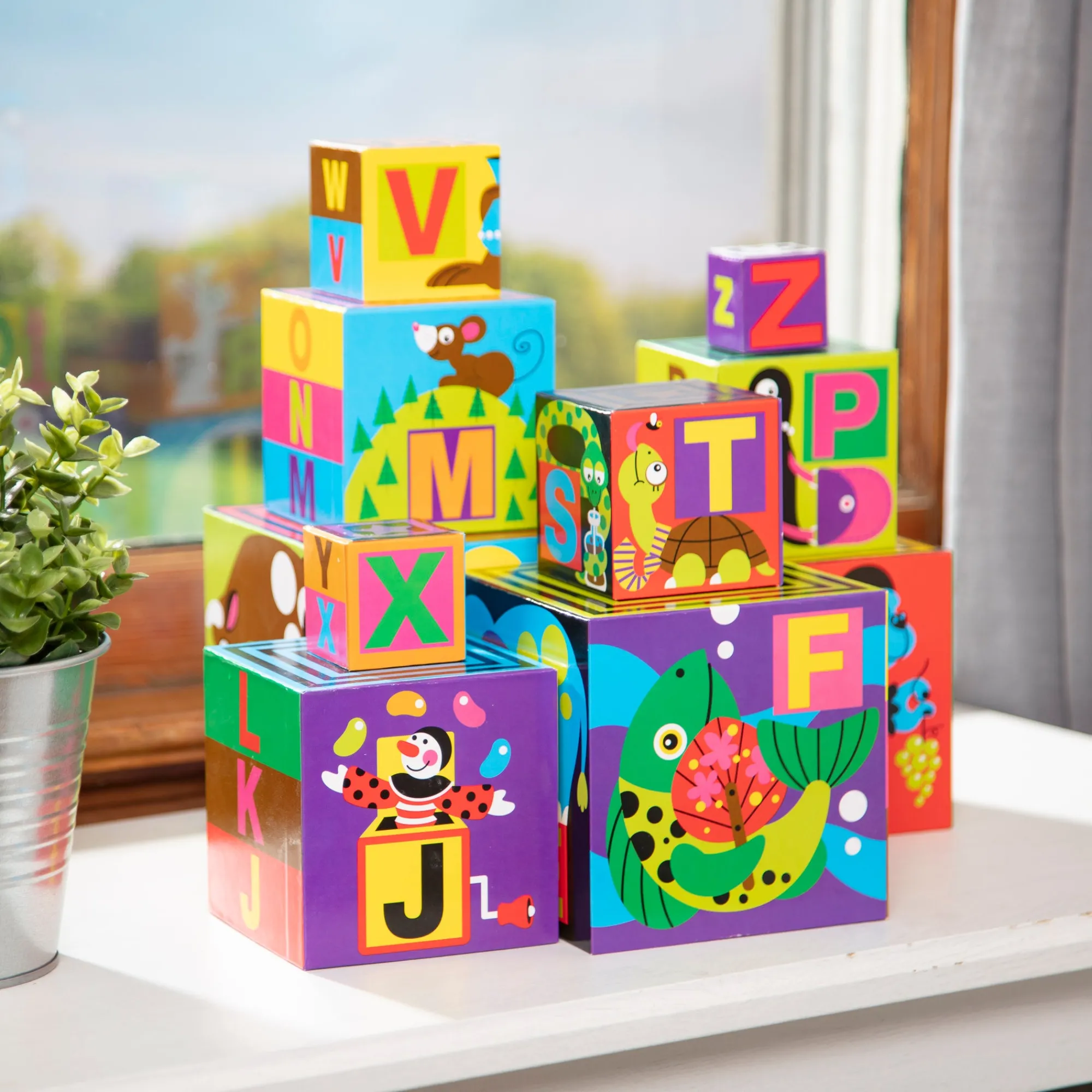 Alphabet Nesting and Stacking Blocks>Melissa & Doug Online