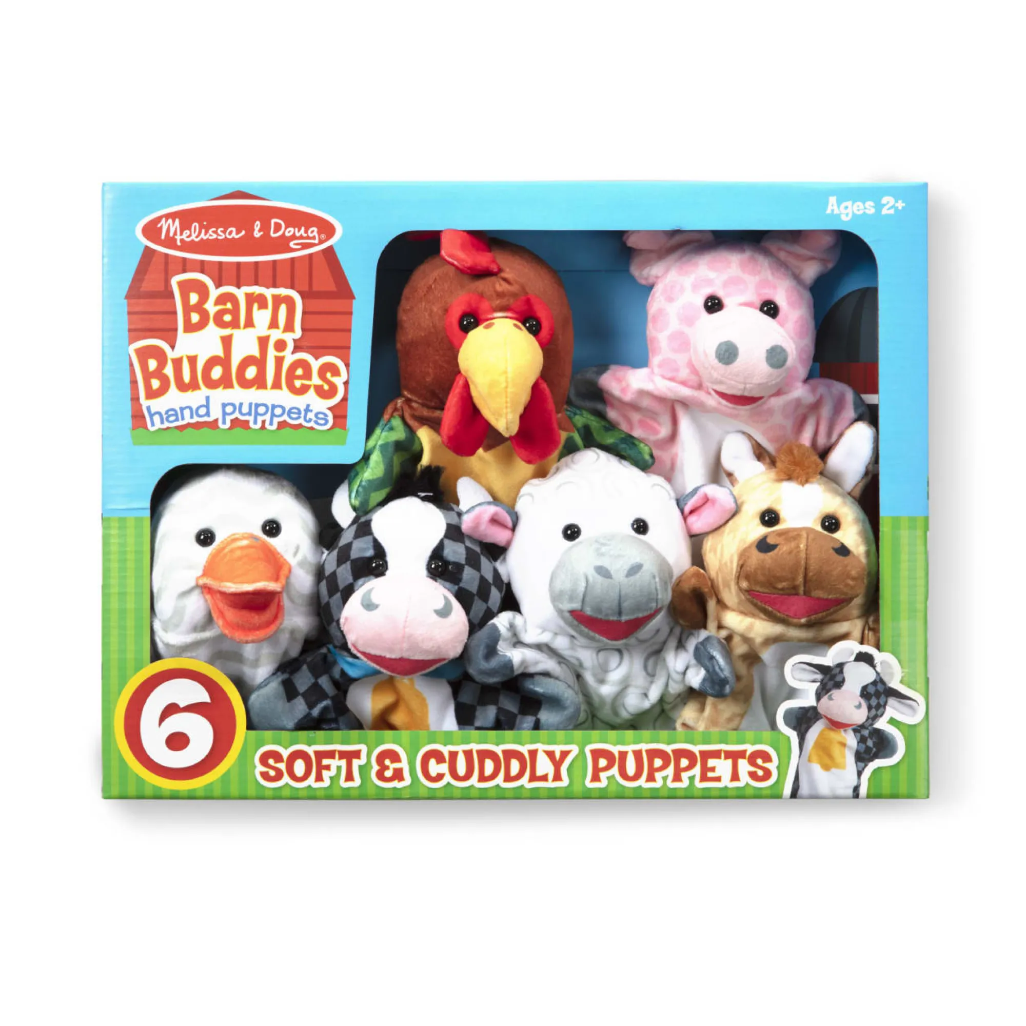 Barn Buddies Hand Puppets (6 Pc)>Melissa & Doug Online