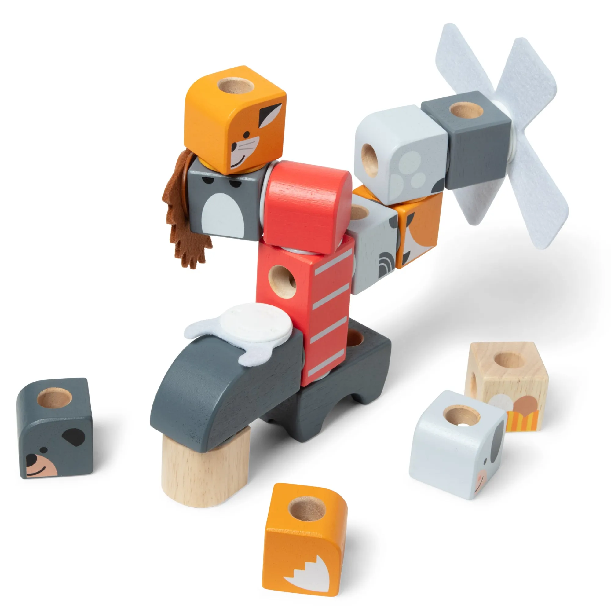 Blockables™ Play Sets Farm Friends and Woodland Friends 2-Pack Bundle>Melissa & Doug Sale