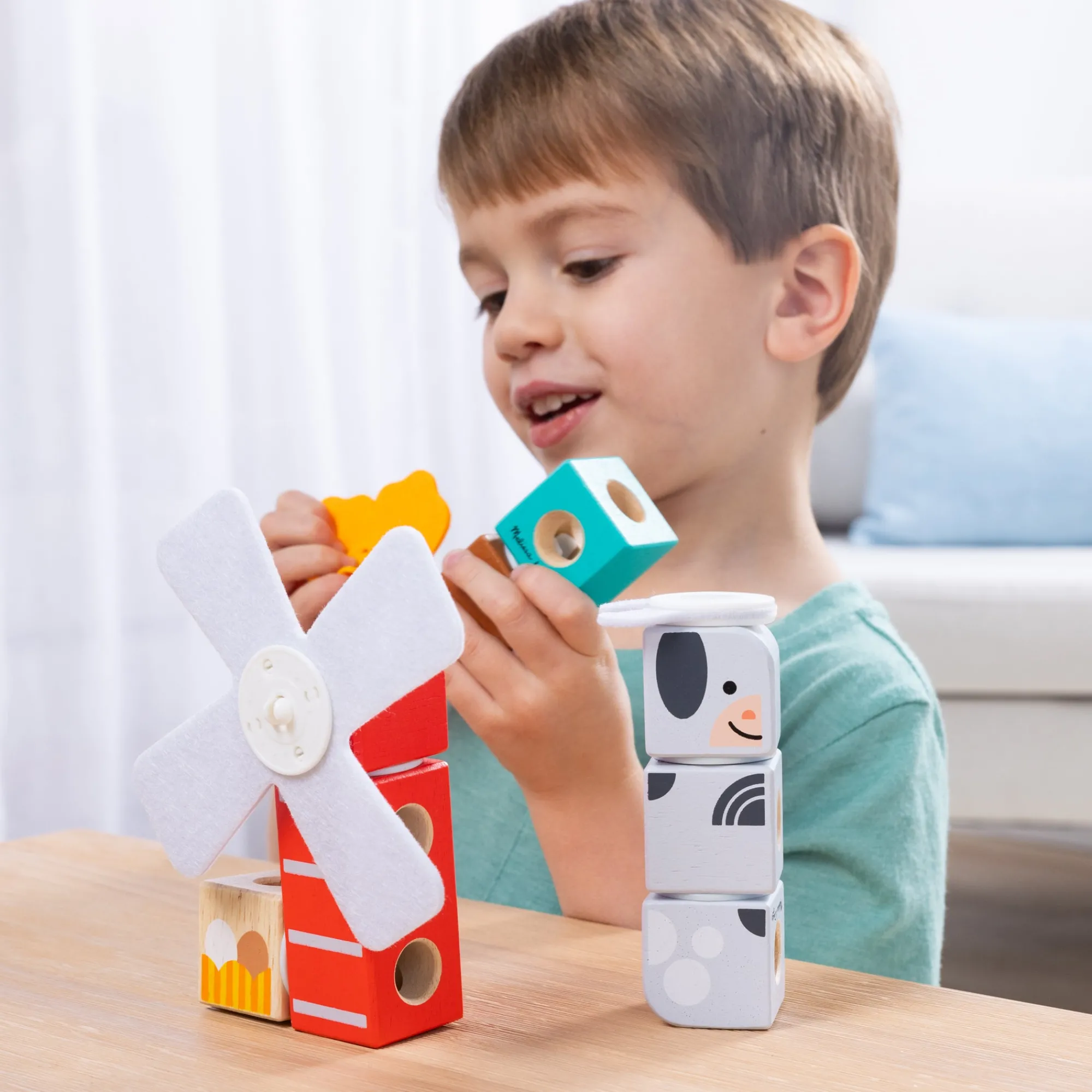 Blockables™ Play Sets Farm Friends and Woodland Friends 2-Pack Bundle>Melissa & Doug Sale