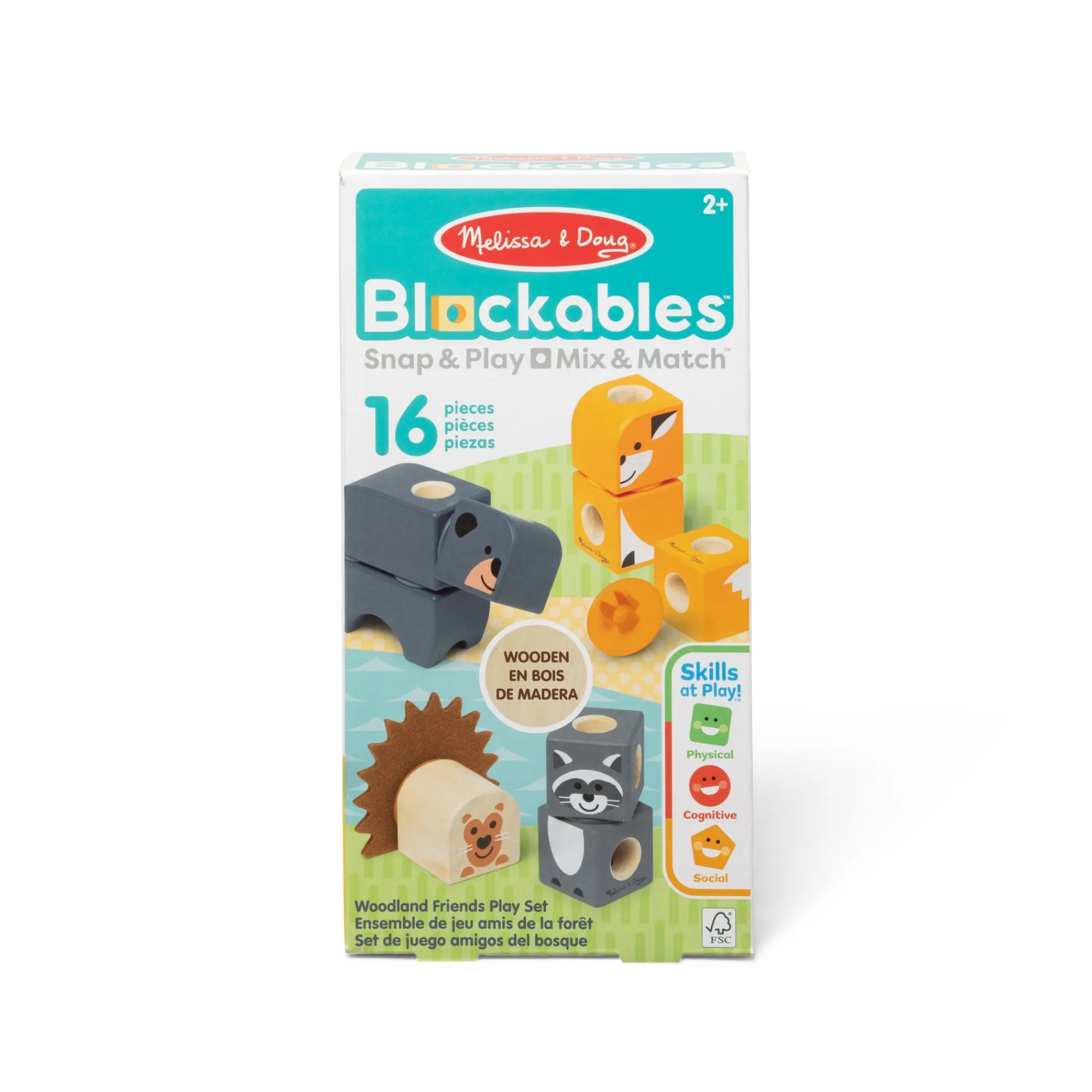 Blockables™ Woodland Friends Play Set>Melissa & Doug Discount