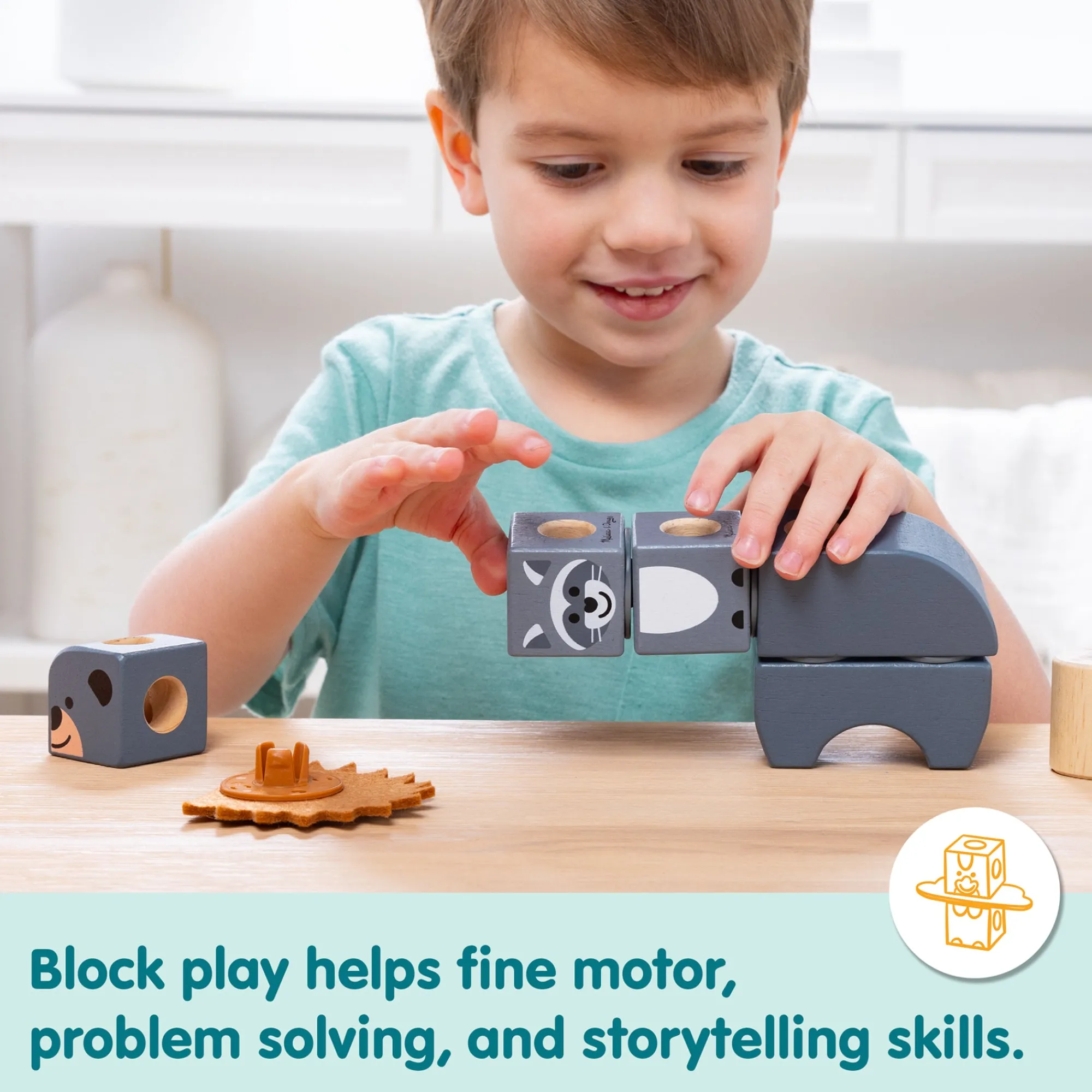 Blockables™ Woodland Friends Play Set>Melissa & Doug Discount