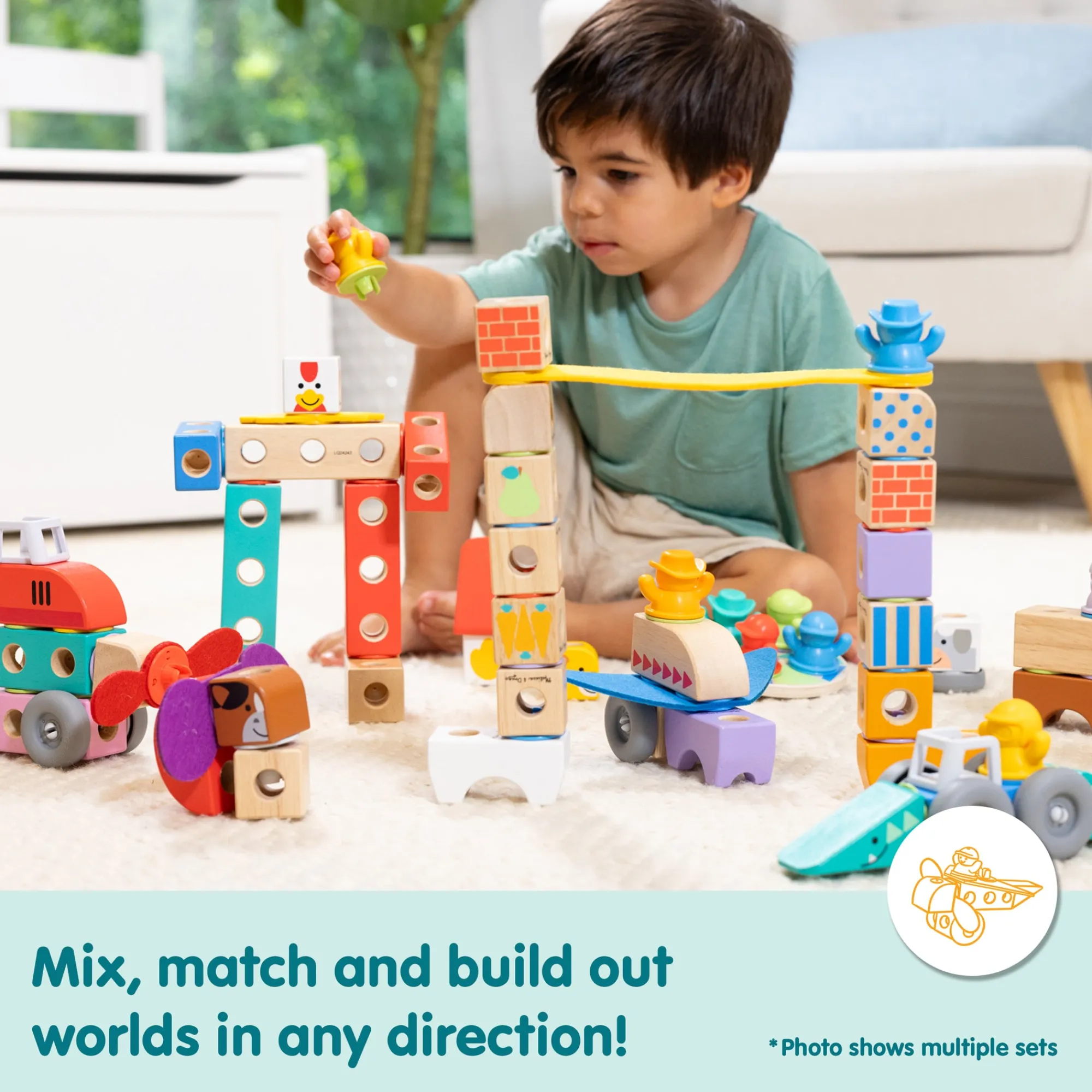 Blockables™ Woodland Friends Play Set>Melissa & Doug Discount