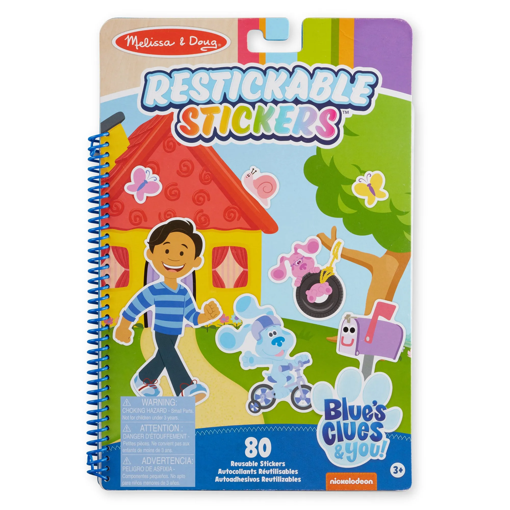 Blue's Clues & You! Restickable Stickers Pad - Places Blue Loves>Melissa & Doug Clearance