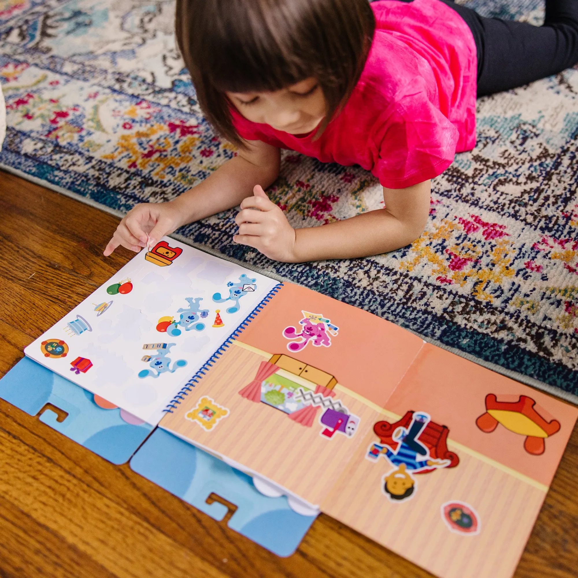 Blue's Clues & You! Restickable Stickers Pad - Places Blue Loves>Melissa & Doug Clearance