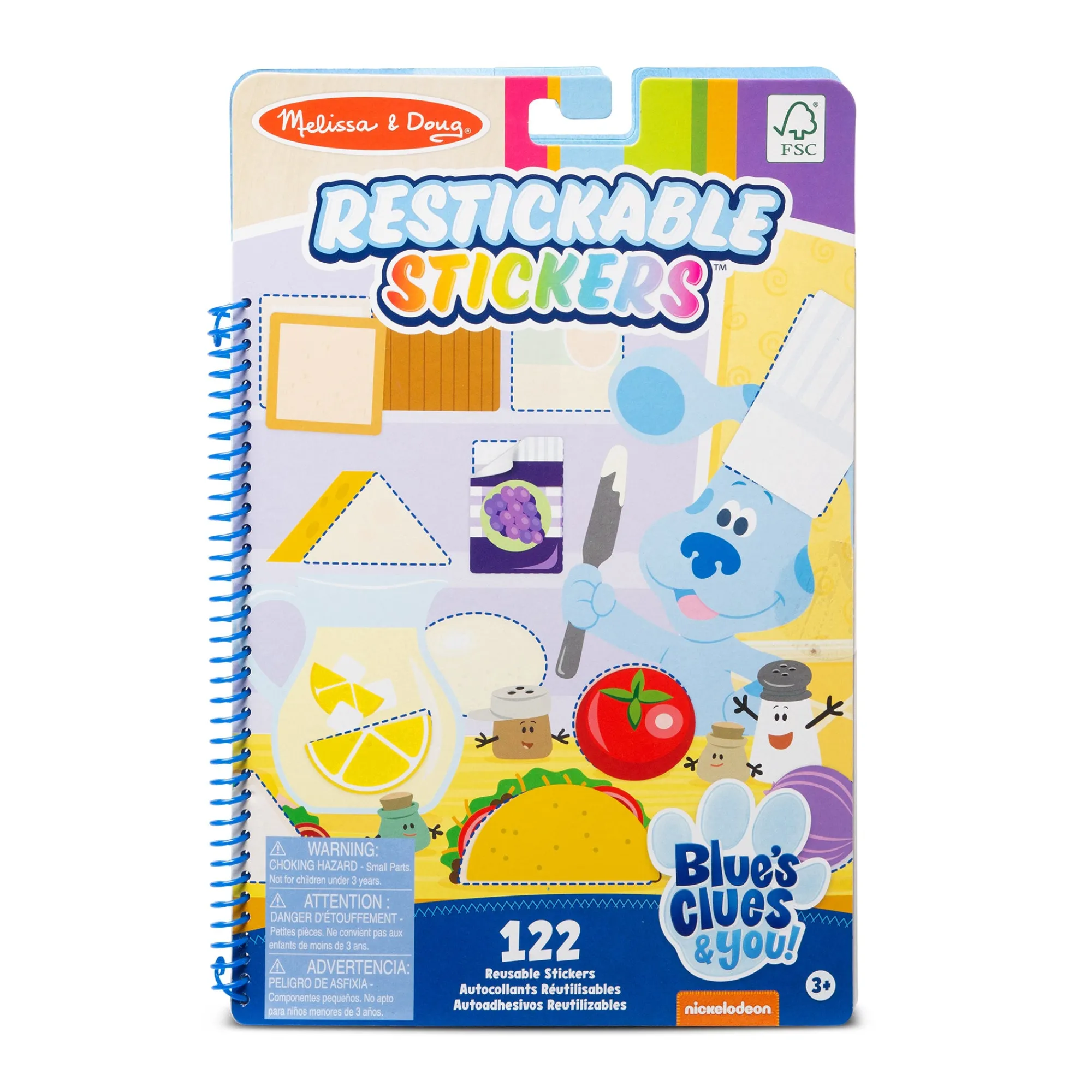 Blue's Clues & You! Restickable Stickers - Shapes & Colors>Melissa & Doug Outlet
