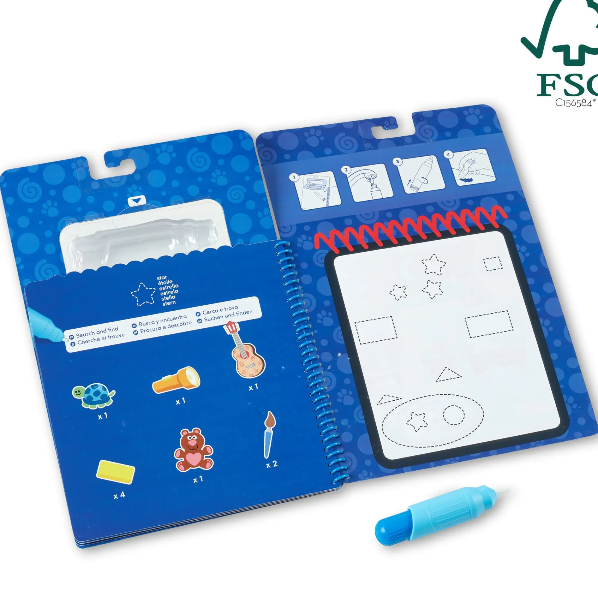 Blues Clues & You!™ Water WOW!® Water Reveal Activity Pad - Shapes>Melissa & Doug New