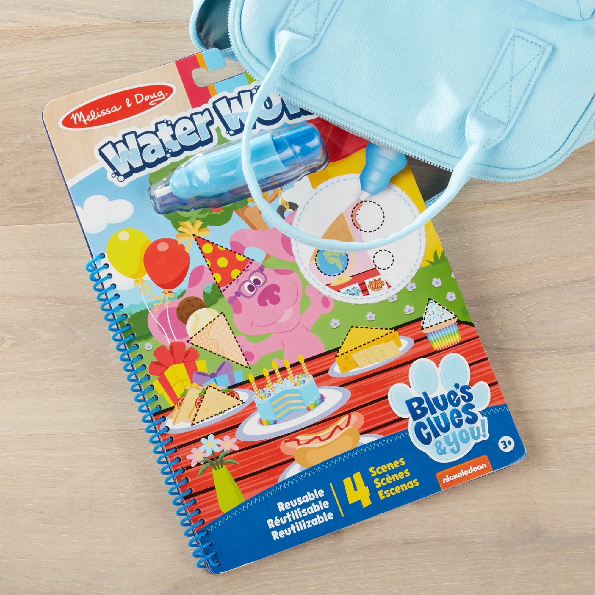 Blues Clues & You!™ Water WOW!® Water Reveal Activity Pad - Shapes>Melissa & Doug New