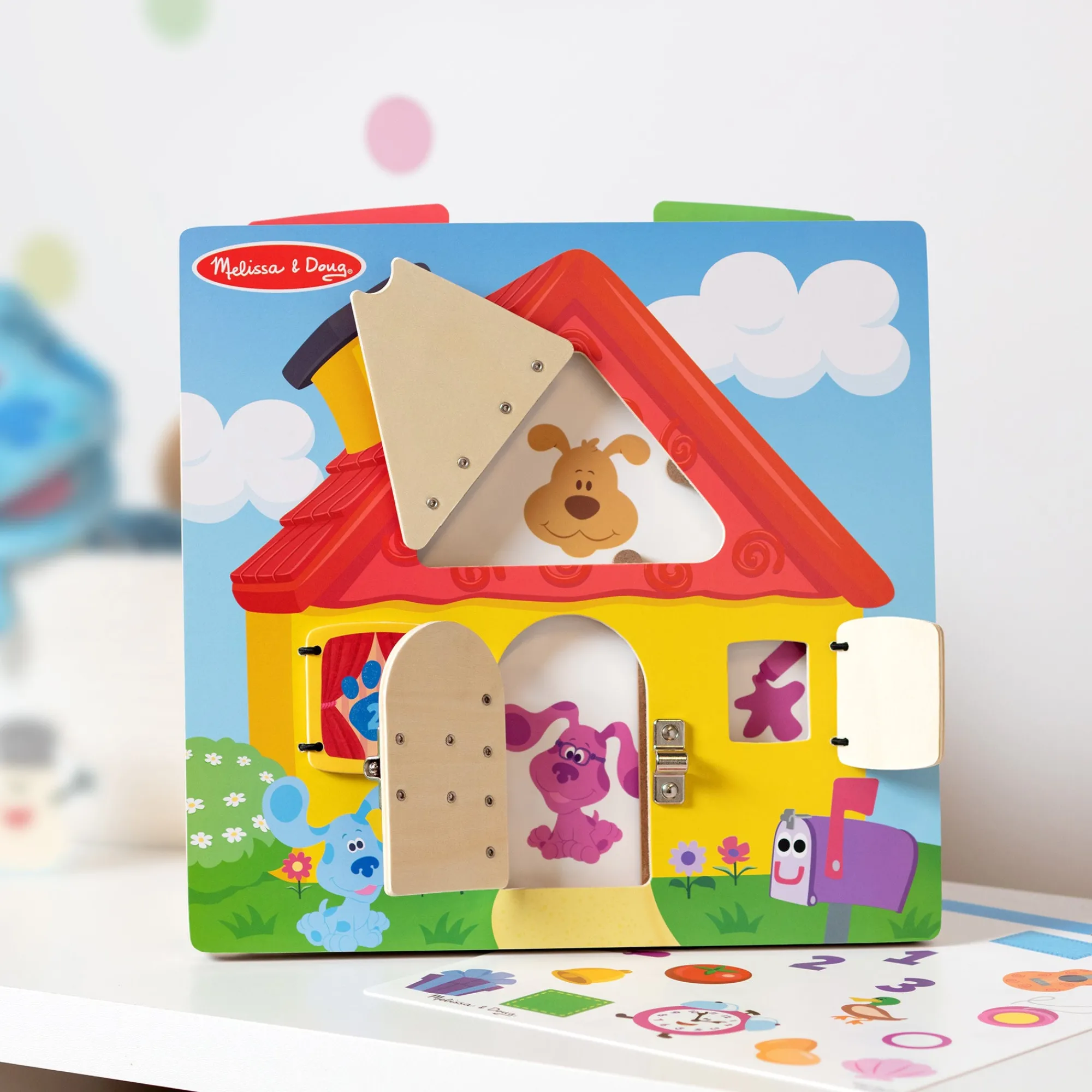 Blue's Clues & You! Wooden Lift-the-Flap Activity Board>Melissa & Doug Best