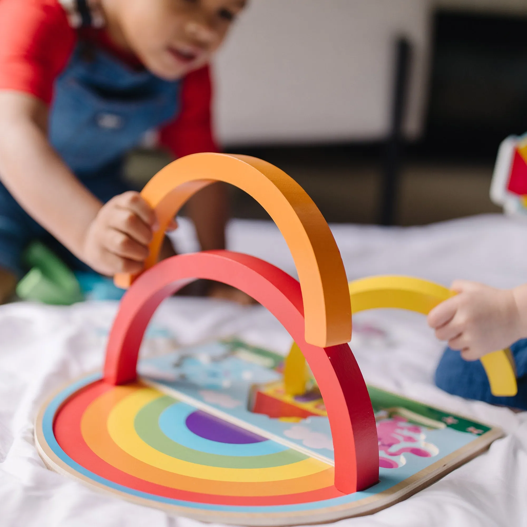 Blue's Clues & You! Wooden Rainbow Stacking Puzzle - 9 Pieces>Melissa & Doug New