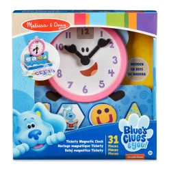 Blue's Clues & You! Wooden Tickety Tock Magnetic Clock><noscript><img width=