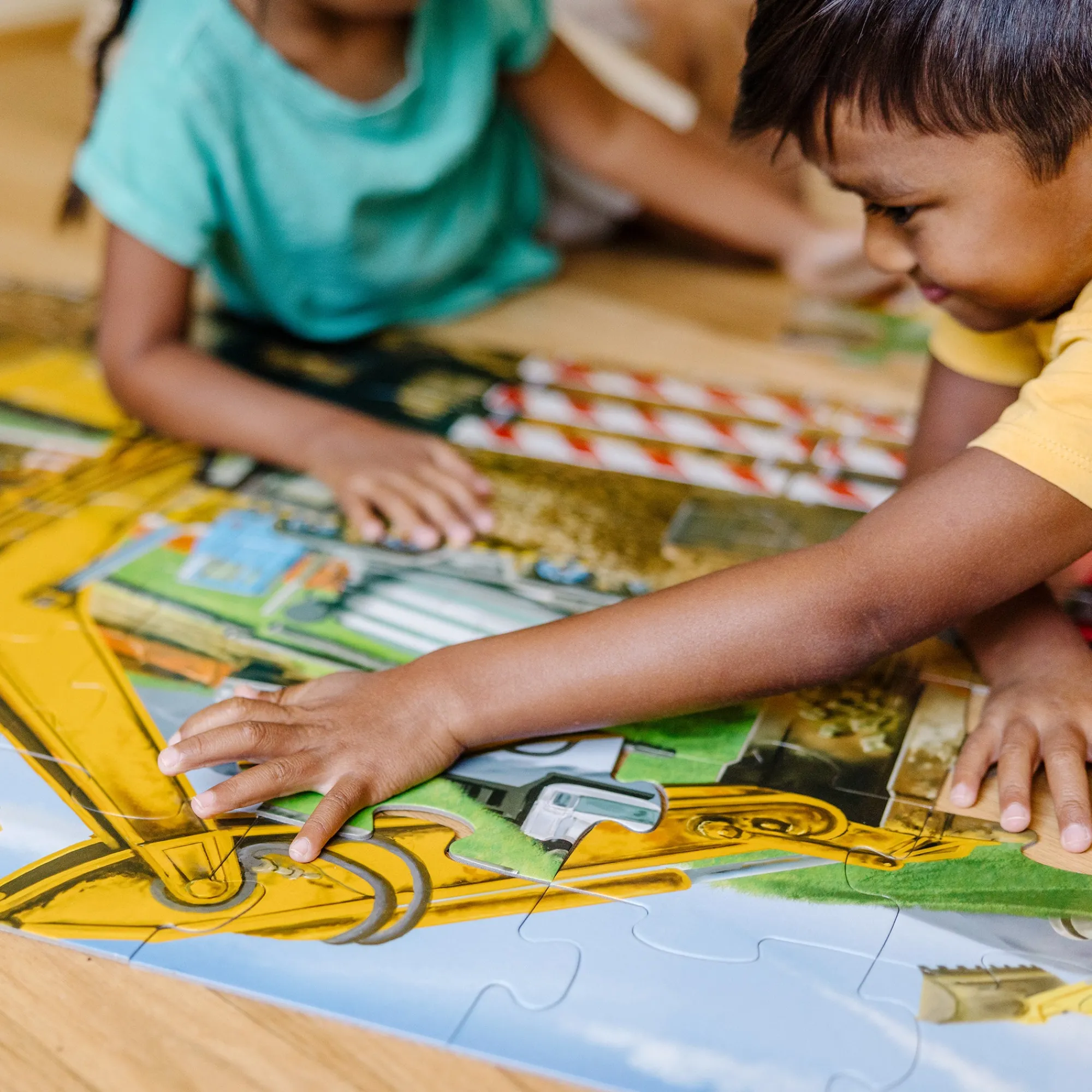 Building Site Floor Puzzle - 48 Pieces>Melissa & Doug Best