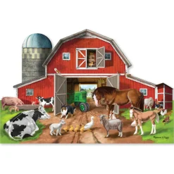 Busy Barn Shaped Floor Puzzle - 32 Pieces>Melissa & Doug Sale
