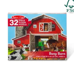 Busy Barn Shaped Floor Puzzle - 32 Pieces><noscript><img width=