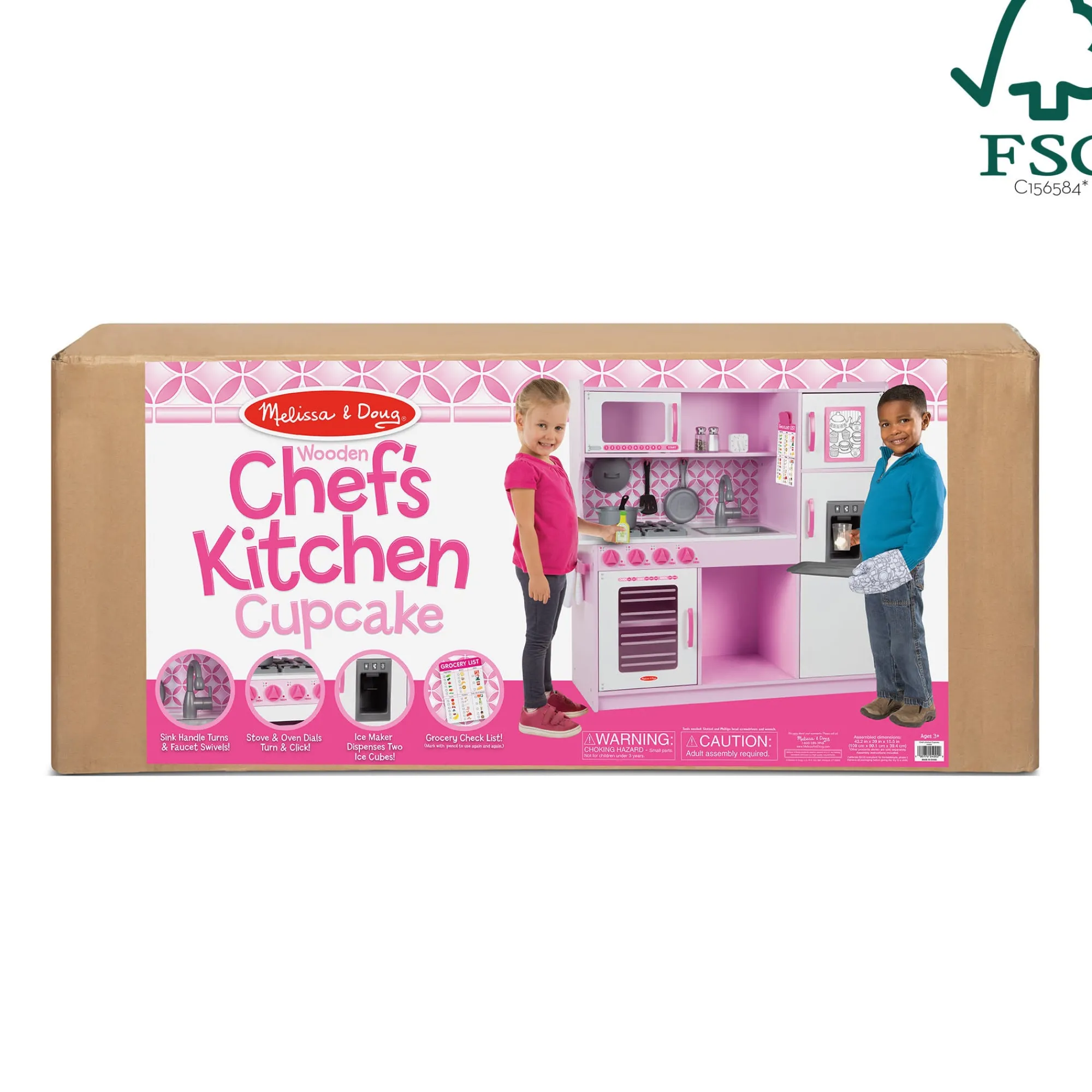 Chef's Kitchen Wooden Activity Center>Melissa & Doug New
