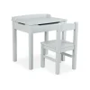 Child's Lift-Top Desk & Chair - Gray>Melissa & Doug Clearance