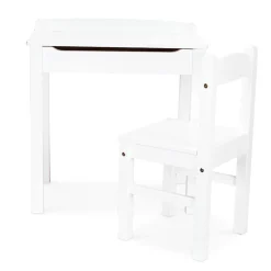 Child's Lift-Top Desk & Chair - White>Melissa & Doug Best