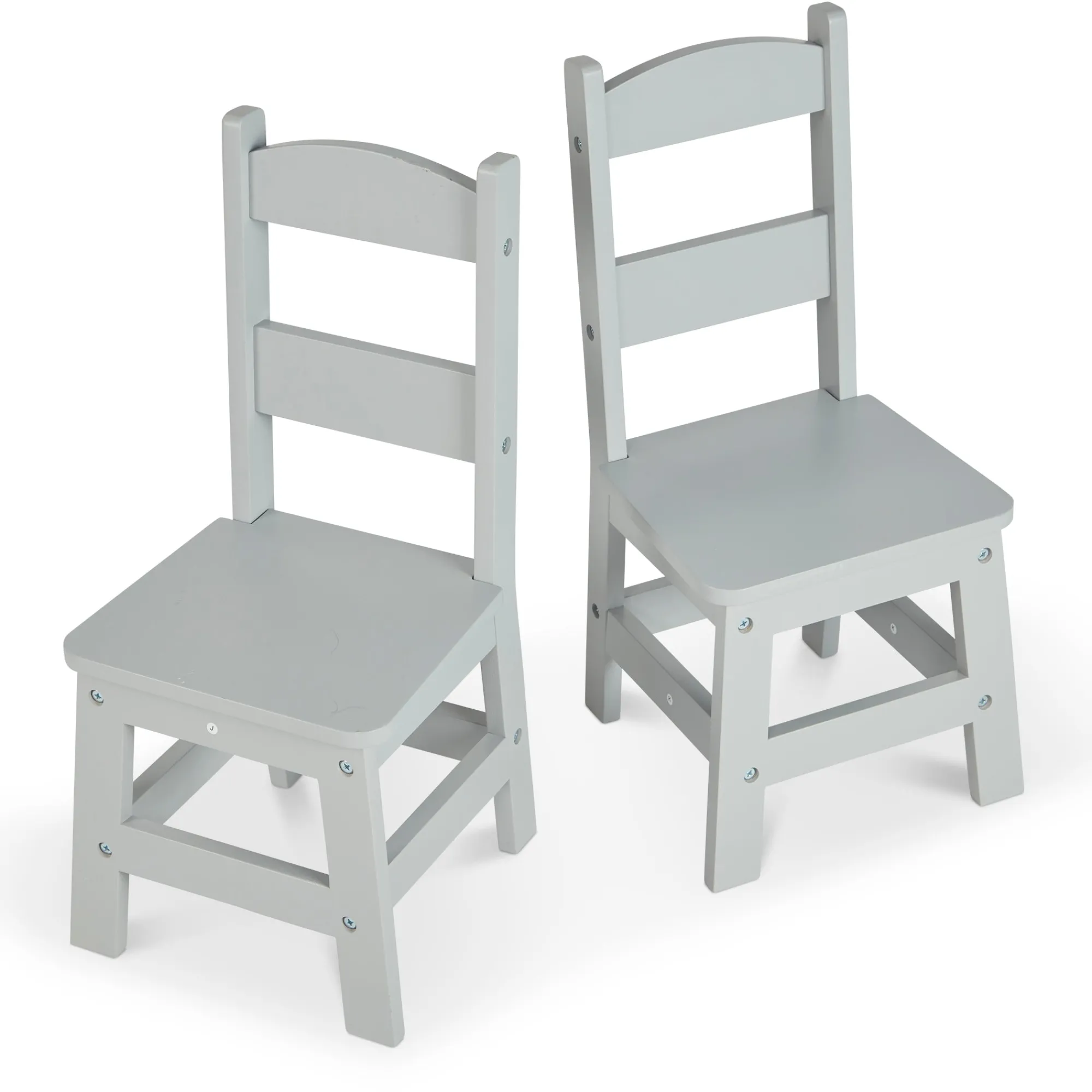 Child’s Wooden Chair Pair – Gray>Melissa & Doug Clearance