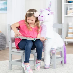 Child’s Wooden Chair Pair – Gray><noscript><img width=