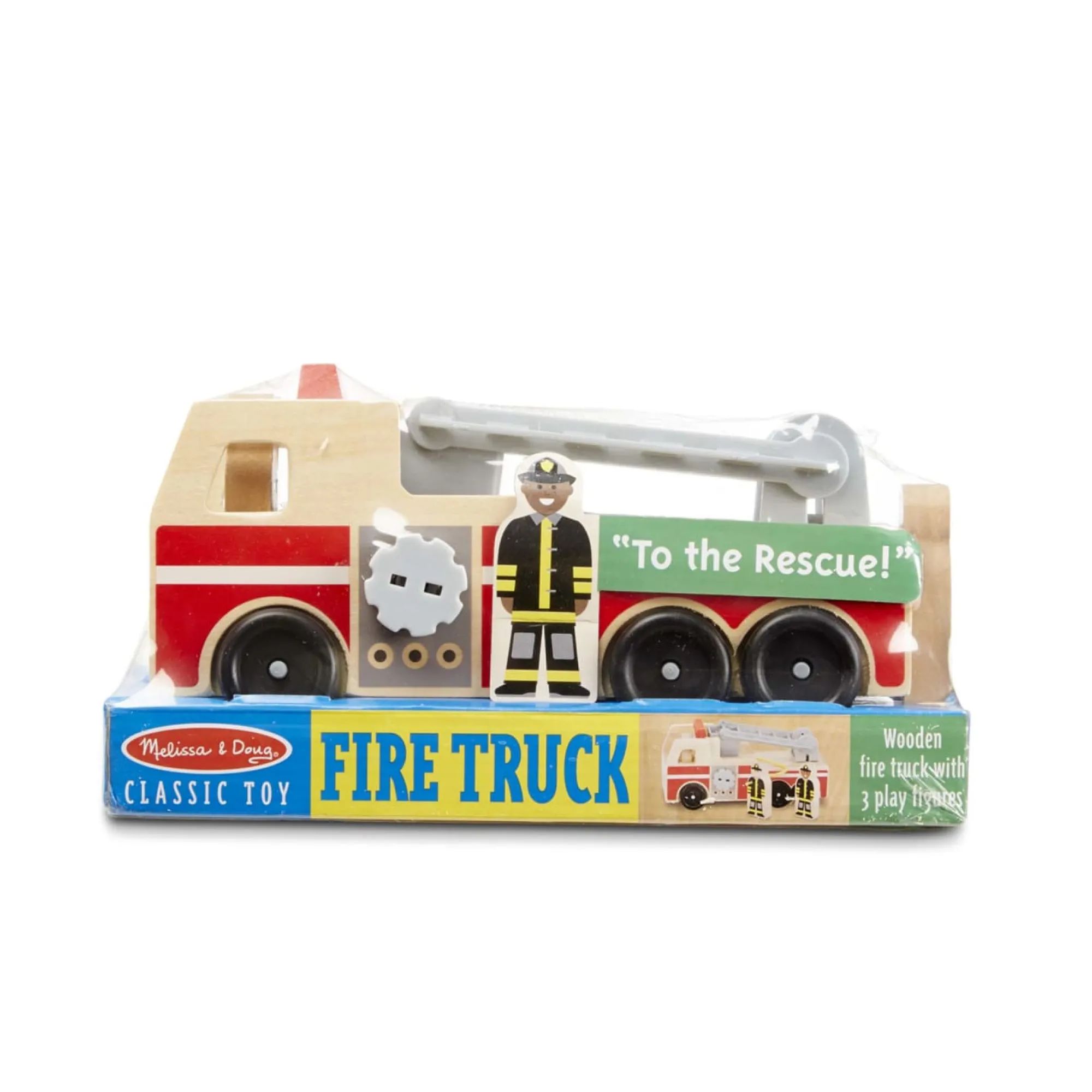 Classic Wooden Fire Truck Play Set>Melissa & Doug Clearance