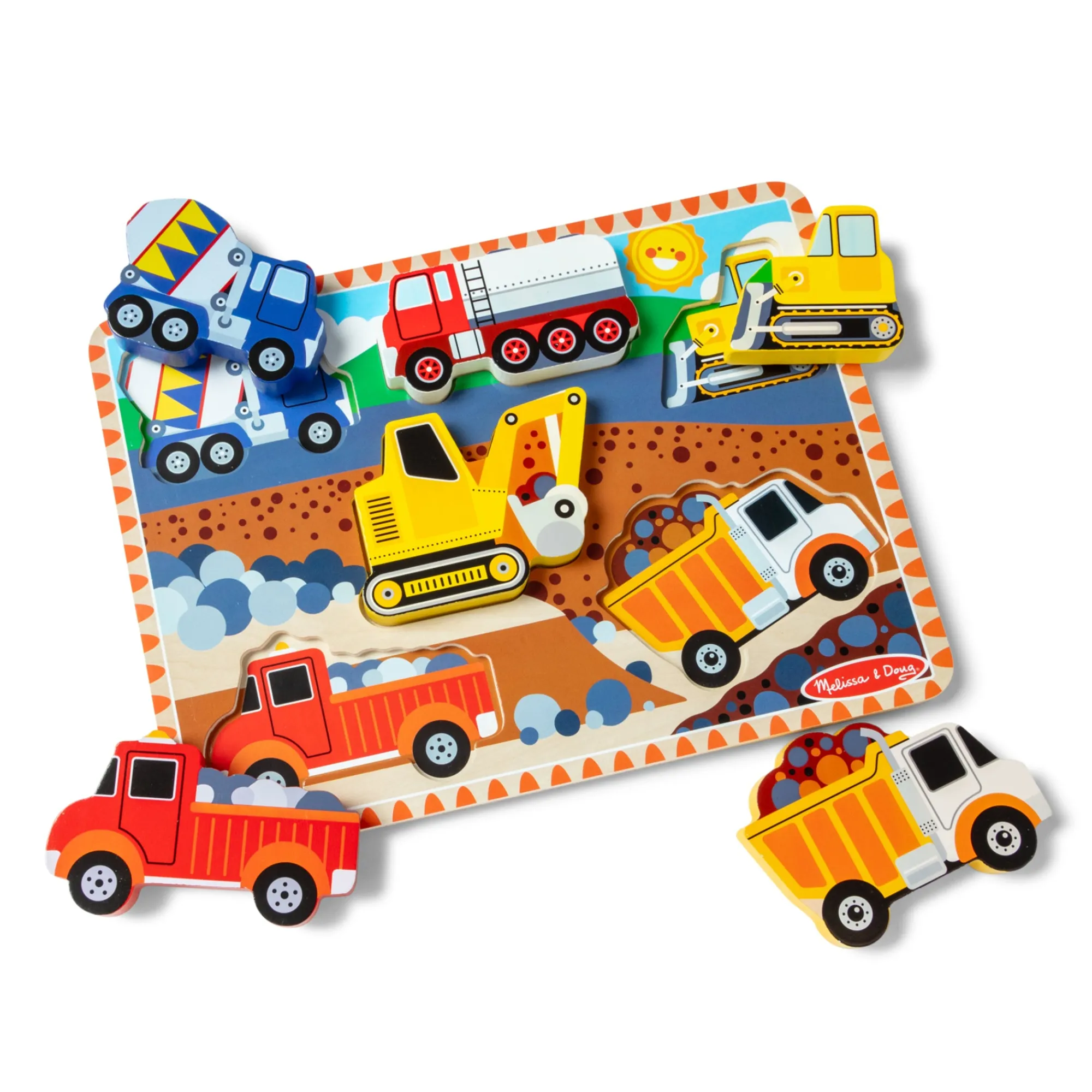 Construction Chunky Puzzle - 6 Pieces>Melissa & Doug Outlet