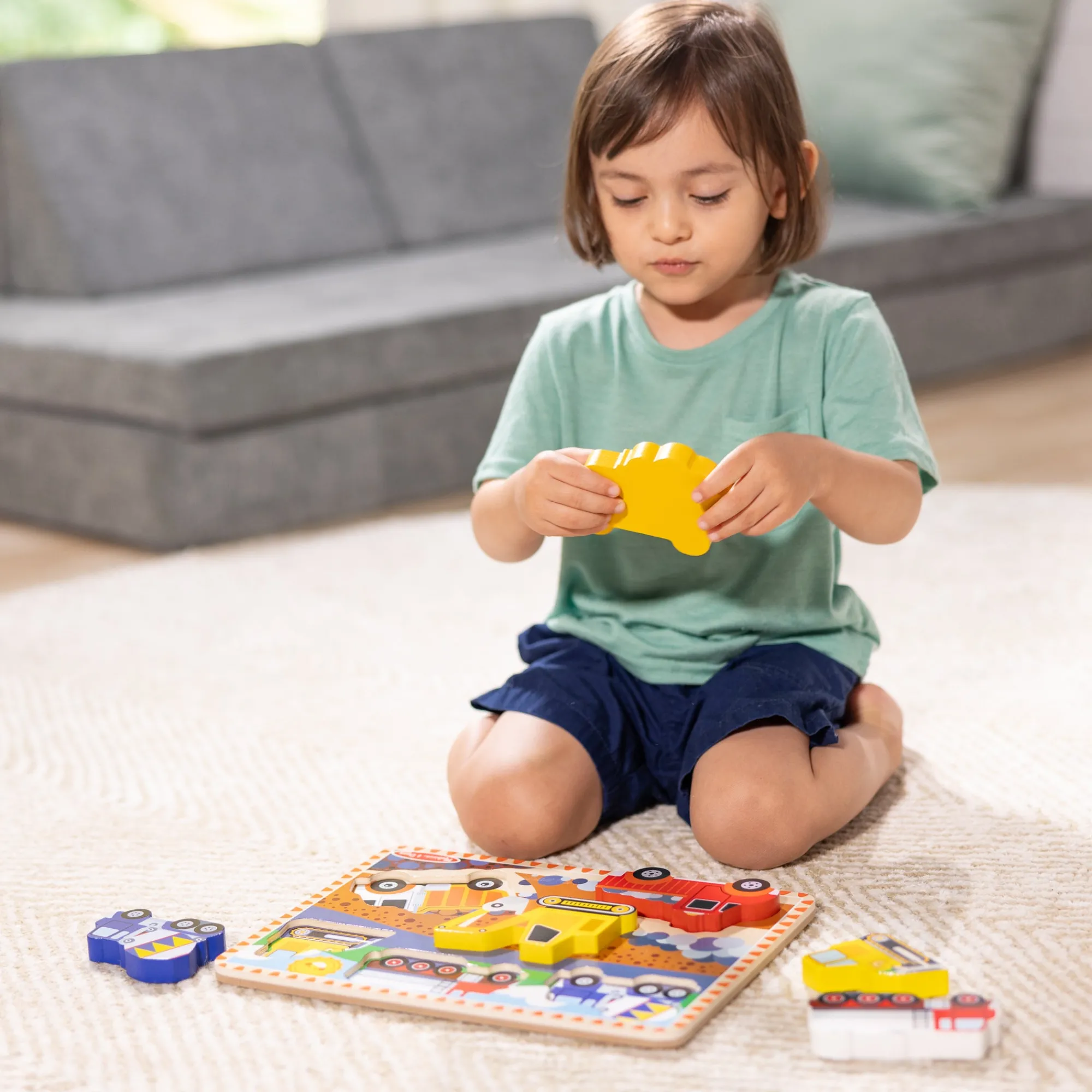 Construction Chunky Puzzle - 6 Pieces>Melissa & Doug Outlet