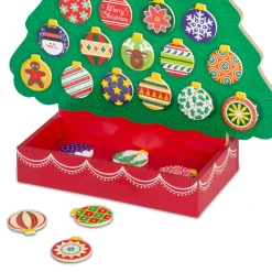 Countdown to Christmas Wooden Seasonal Calendar><noscript><img width=