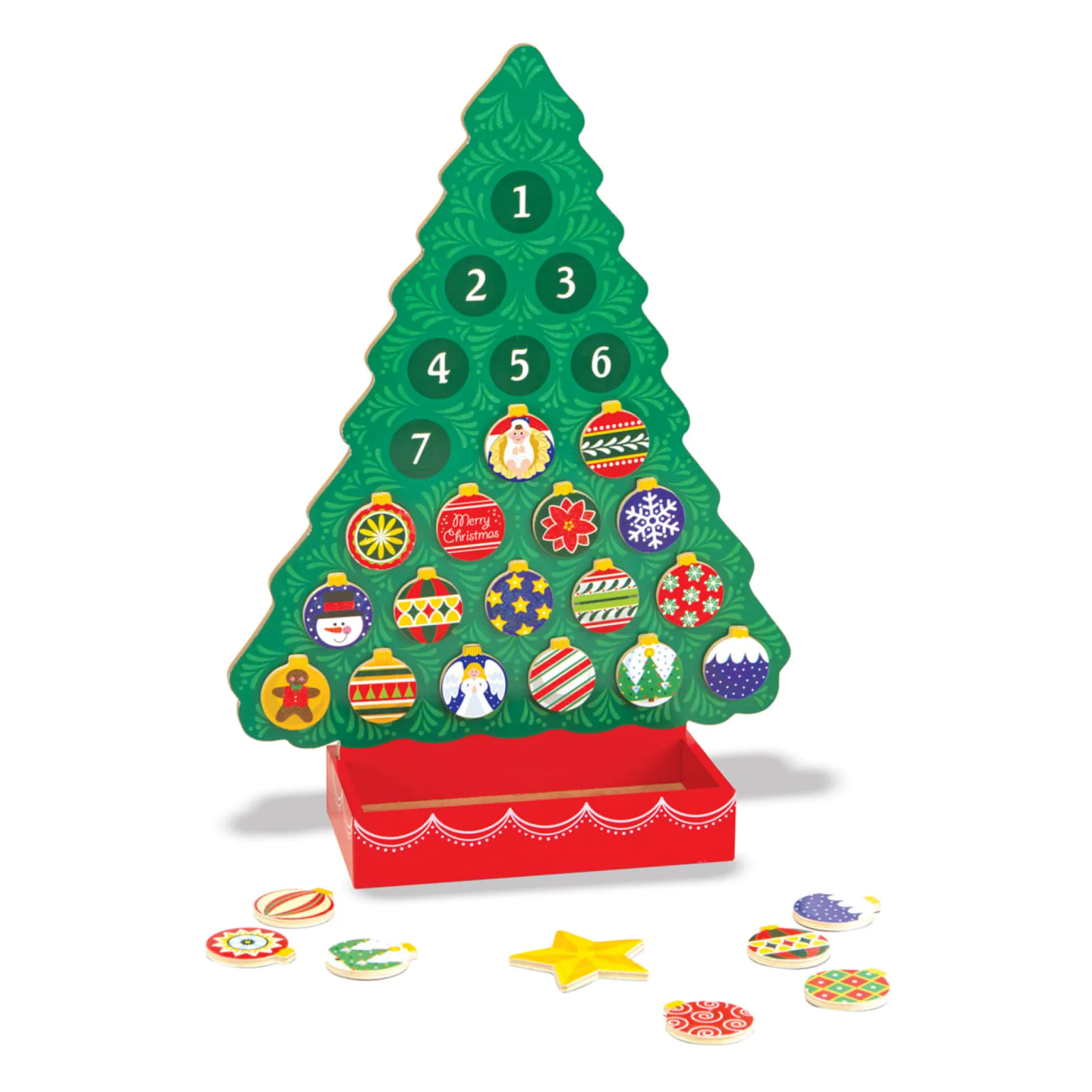 Countdown to Christmas Wooden Religious Advent Calendar>Melissa & Doug Outlet