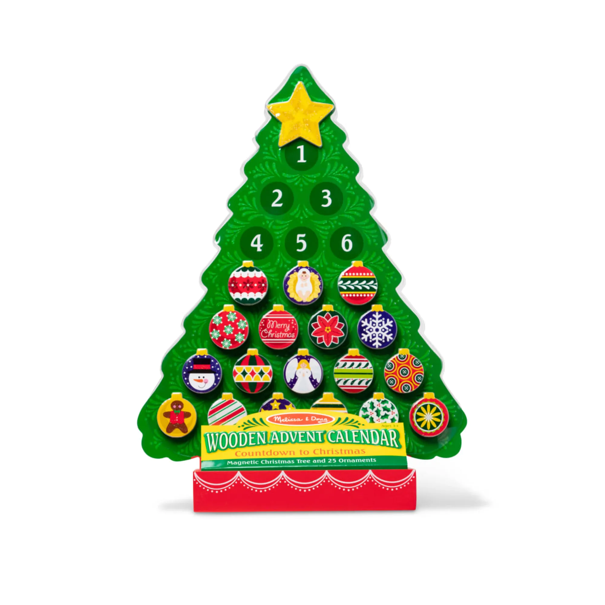 Countdown to Christmas Wooden Religious Advent Calendar>Melissa & Doug Outlet