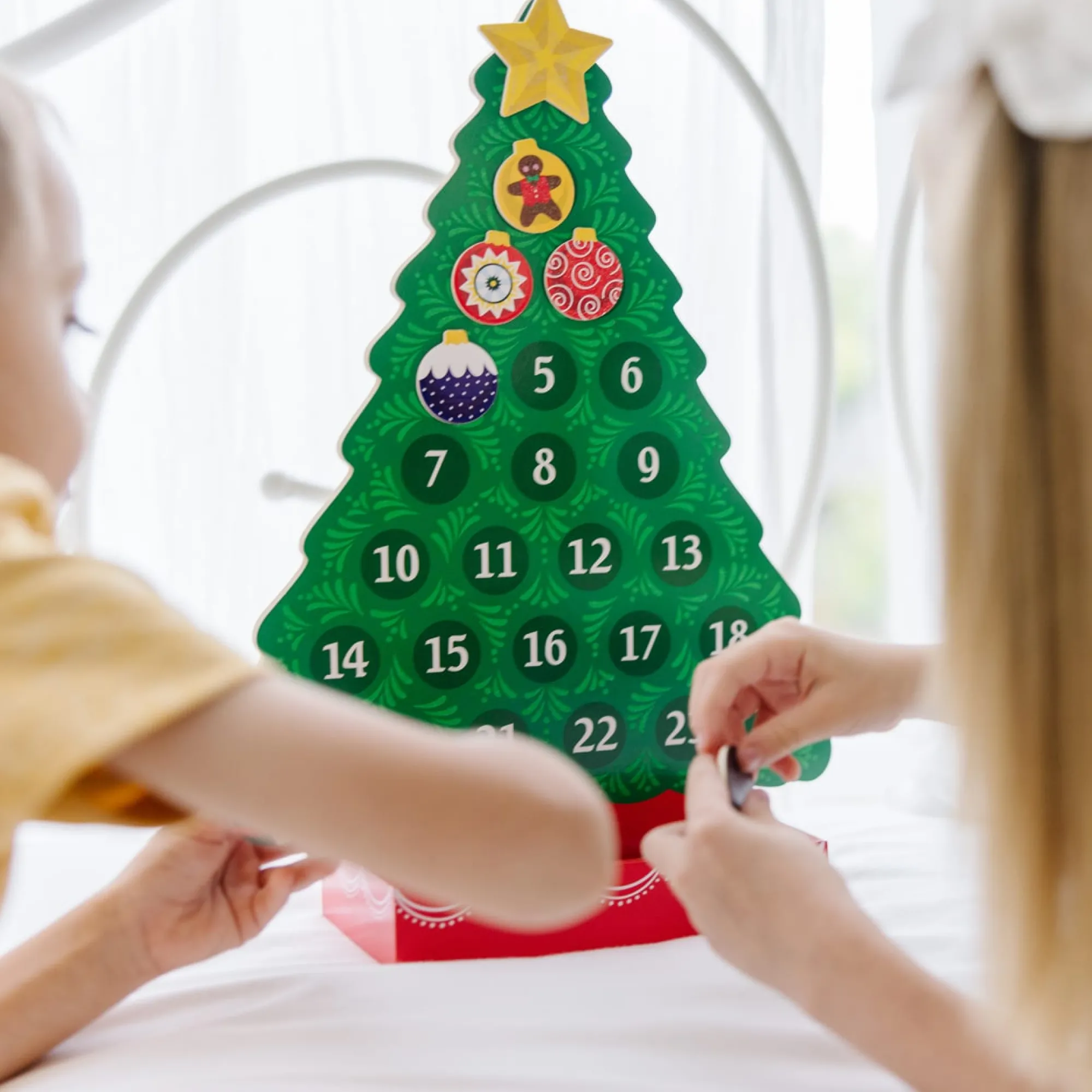 Countdown to Christmas Wooden Religious Advent Calendar>Melissa & Doug Outlet