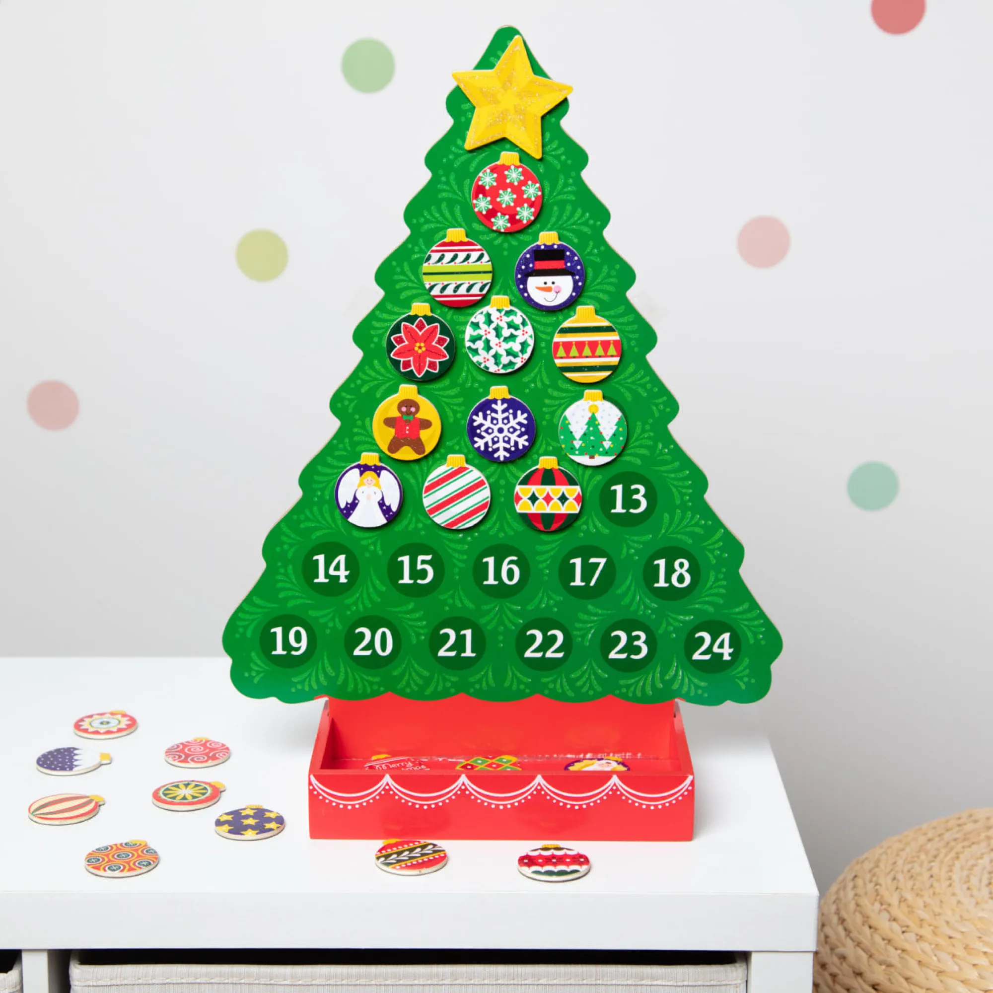 Countdown to Christmas Wooden Religious Advent Calendar>Melissa & Doug Outlet
