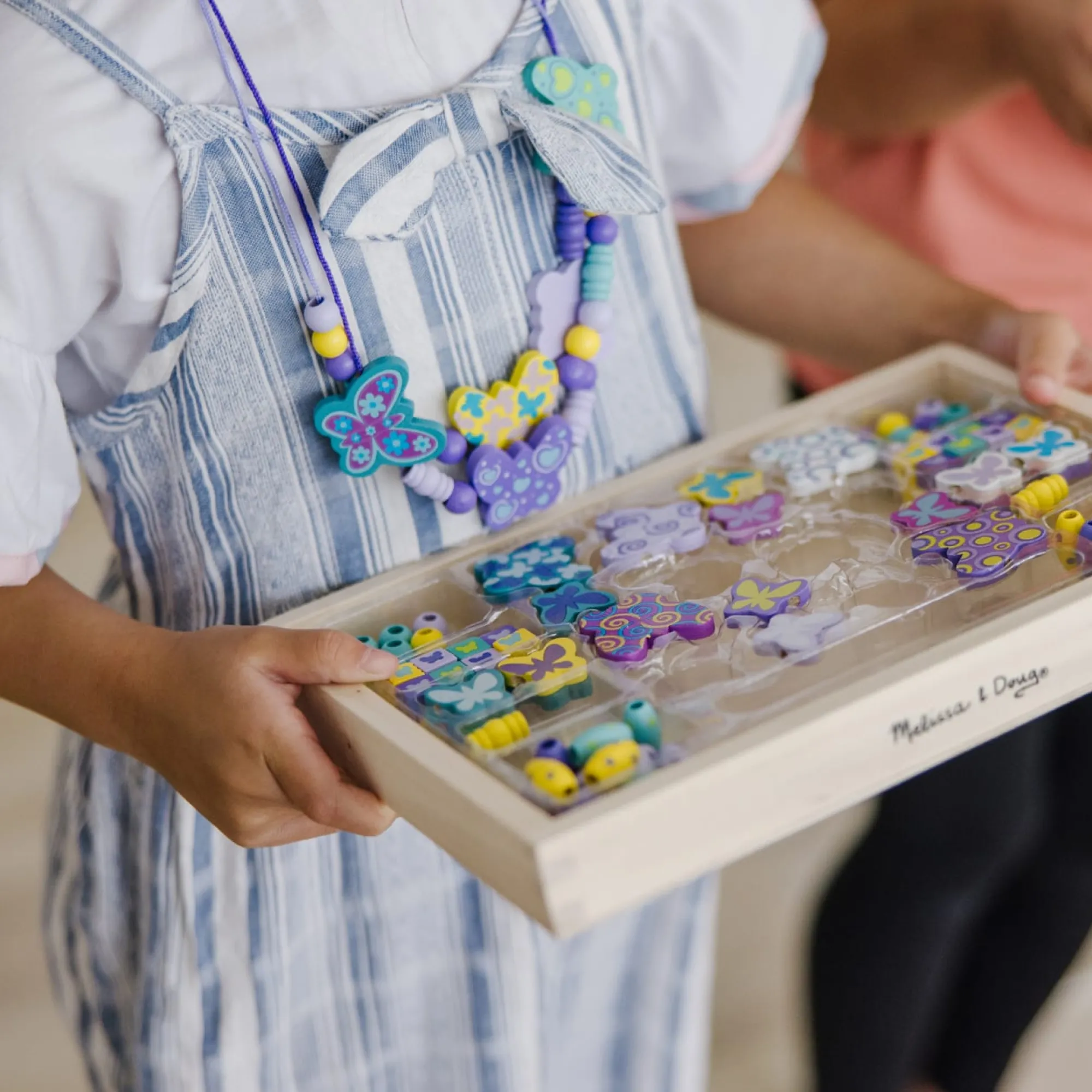 Created by Me! Butterfly Beads Wooden Bead Kit>Melissa & Doug Discount