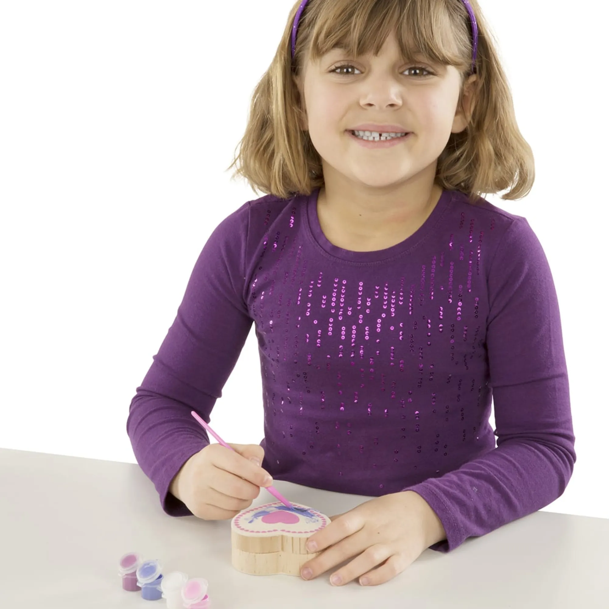Created by Me! Heart Box Wooden Craft Kit>Melissa & Doug Outlet