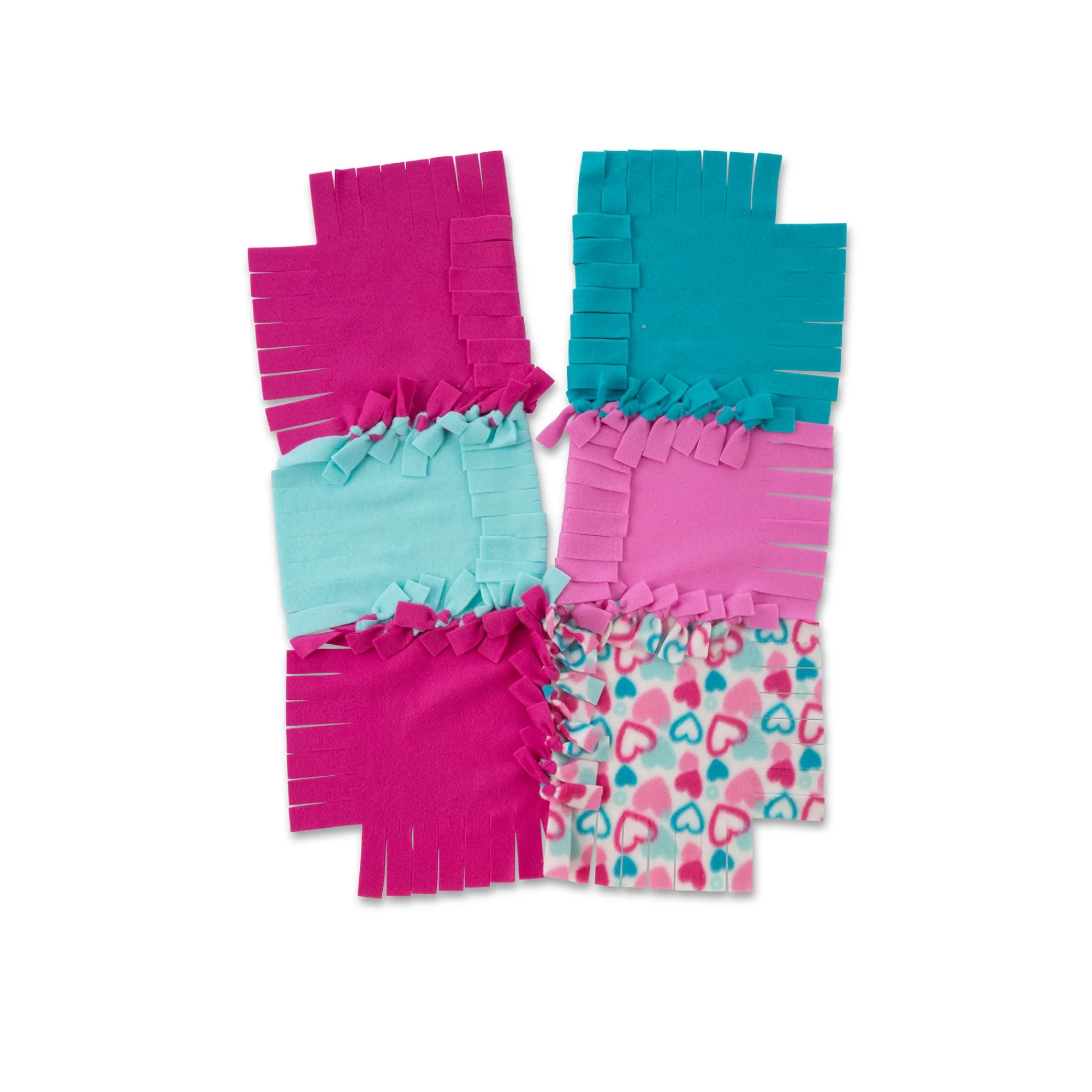 Created by Me!™ Heart Fleece Blanket No-Sew Craft Kit>Melissa & Doug Clearance