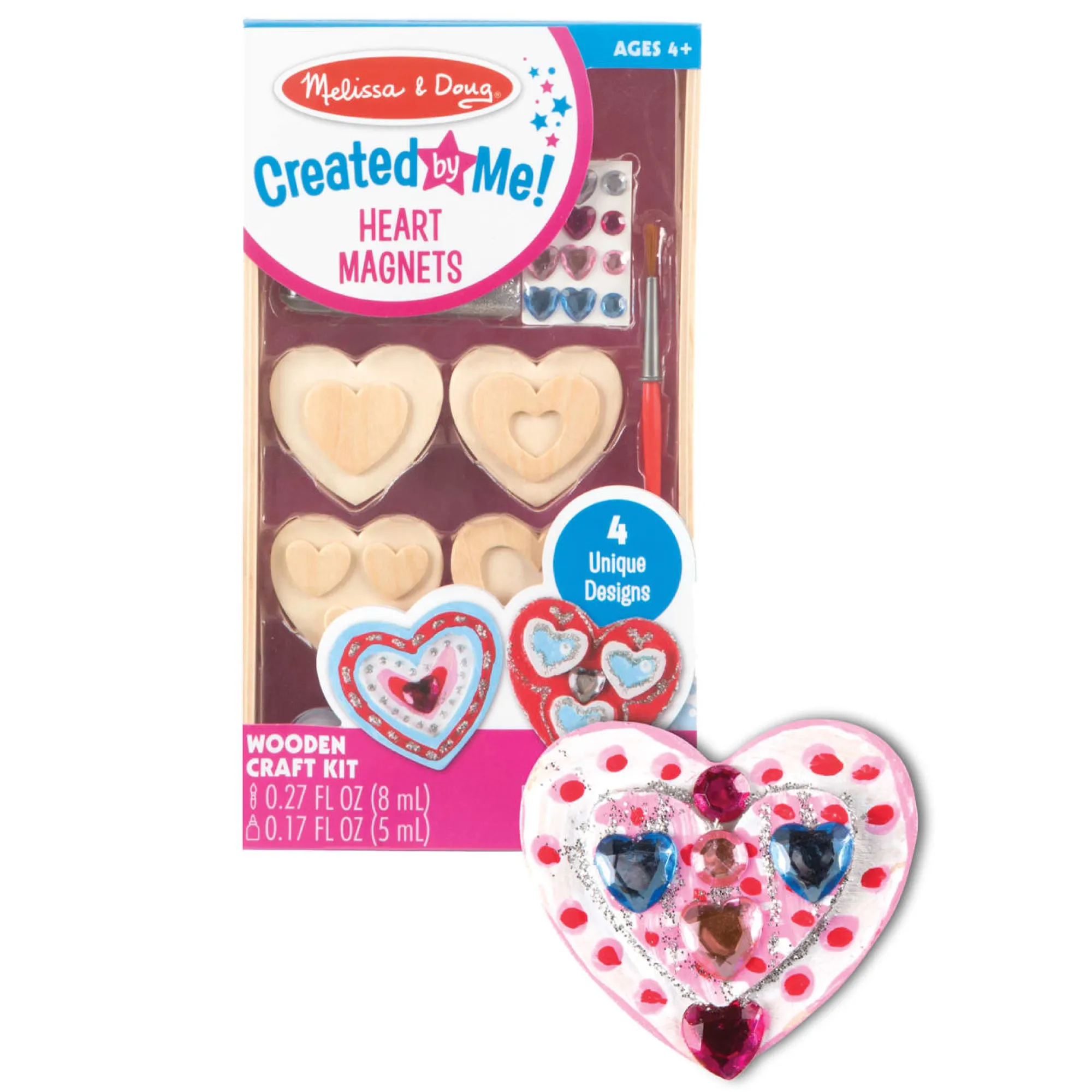 Created by Me! Heart Magnets Wooden Craft Kit>Melissa & Doug Best