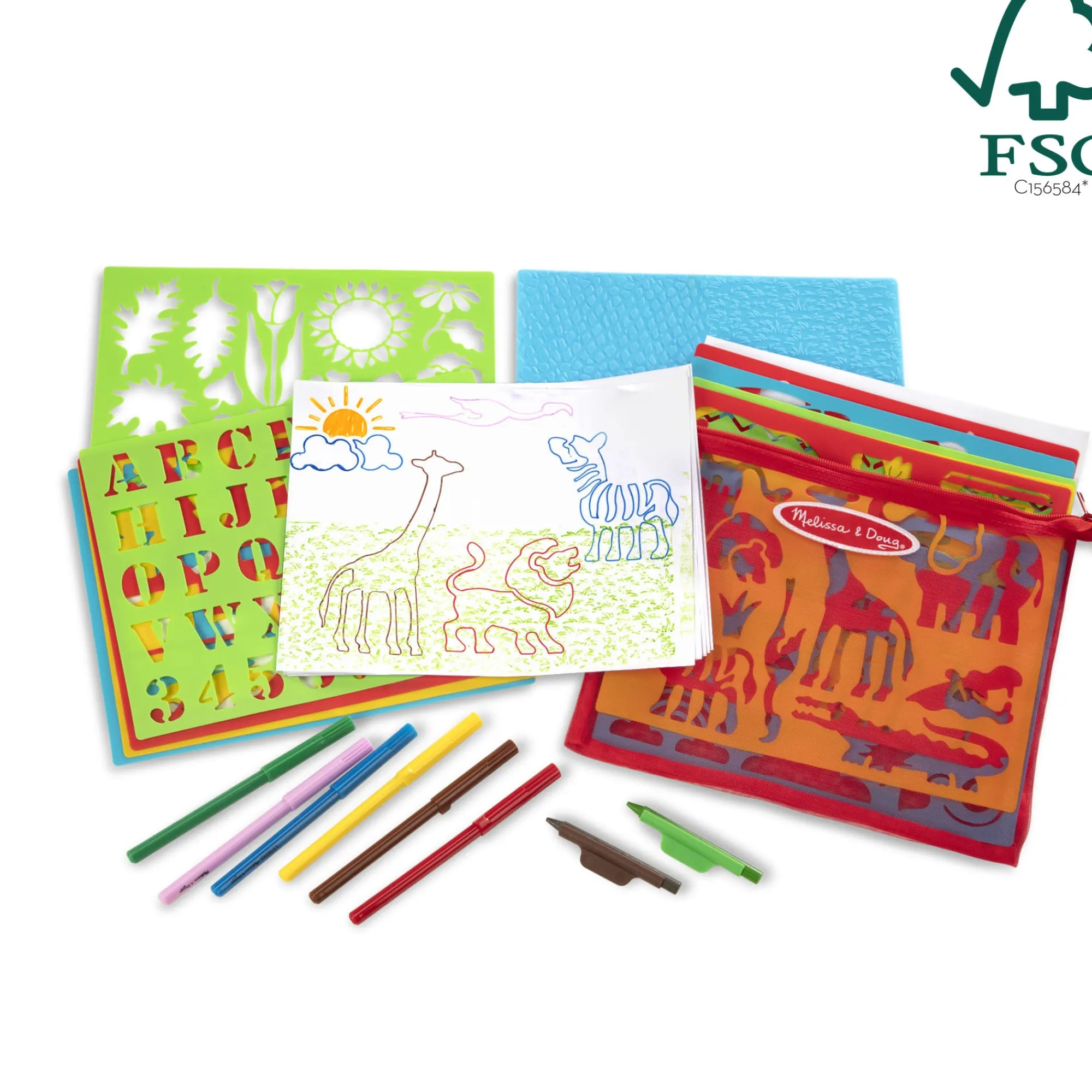 Created by Me! Stencil Art Activity Kit>Melissa & Doug Sale