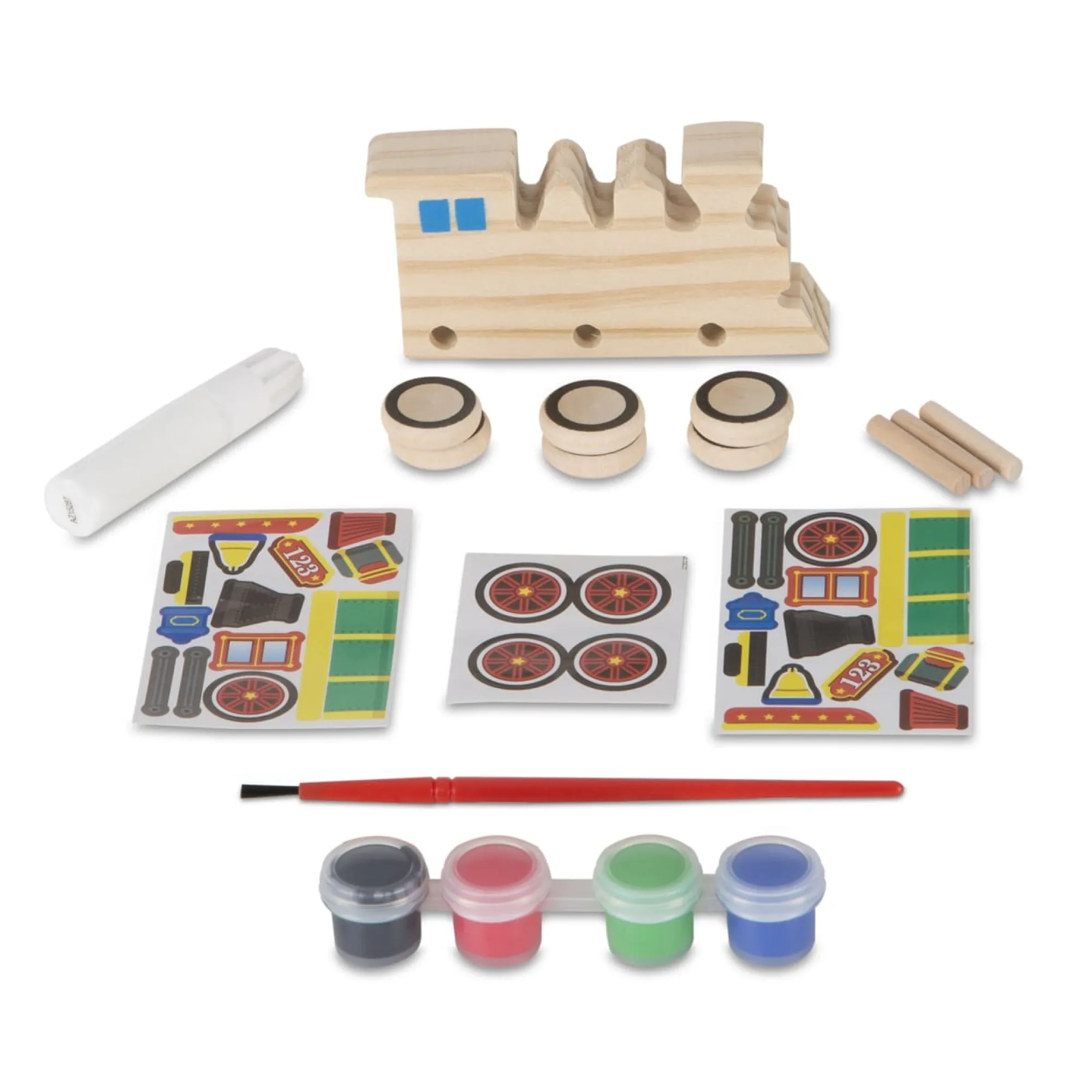 Created by Me! Train Wooden Craft Kit>Melissa & Doug Online