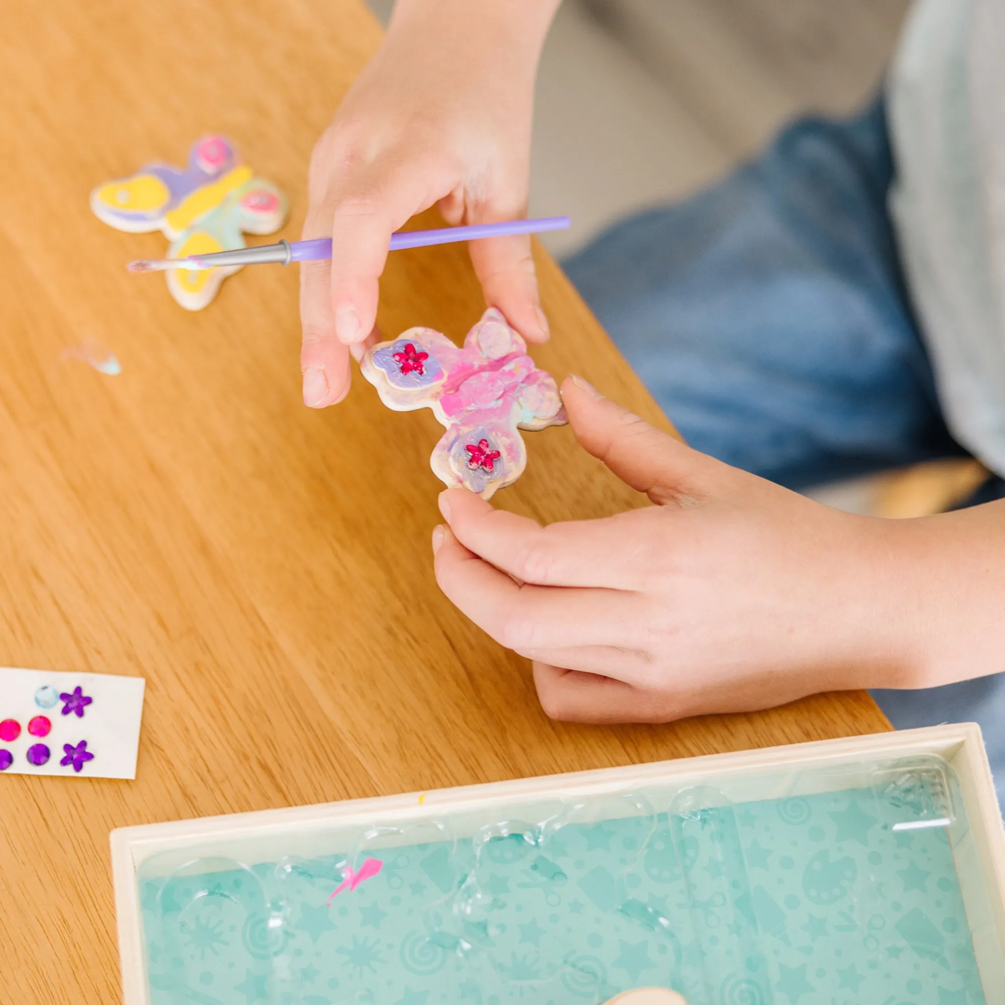 Created by Me! Wooden Butterfly Magnets Craft Kit>Melissa & Doug New