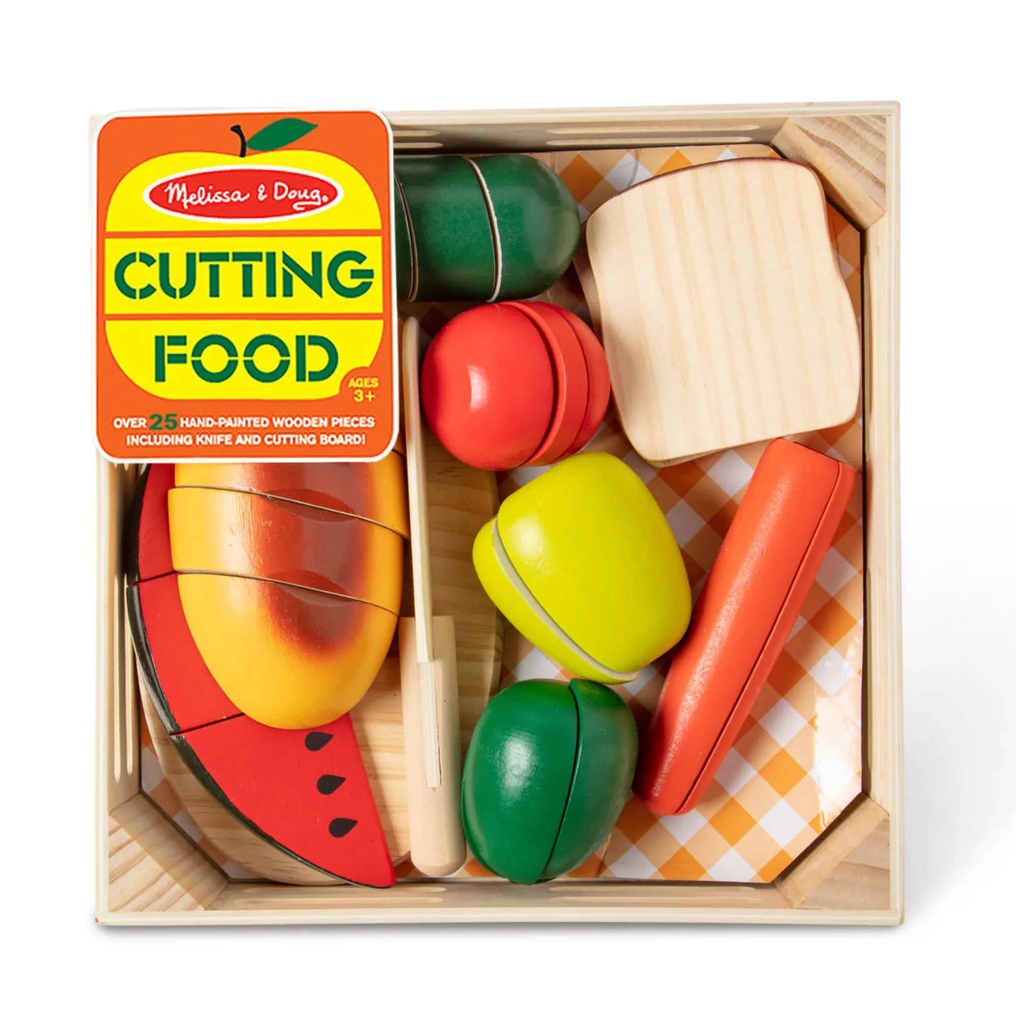 Cutting Food - Wooden Play Food>Melissa & Doug