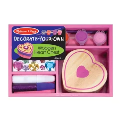 Decorate-Your-Own Wooden Heart Box>Melissa & Doug