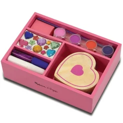 Decorate-Your-Own Wooden Heart Box><noscript><img width=