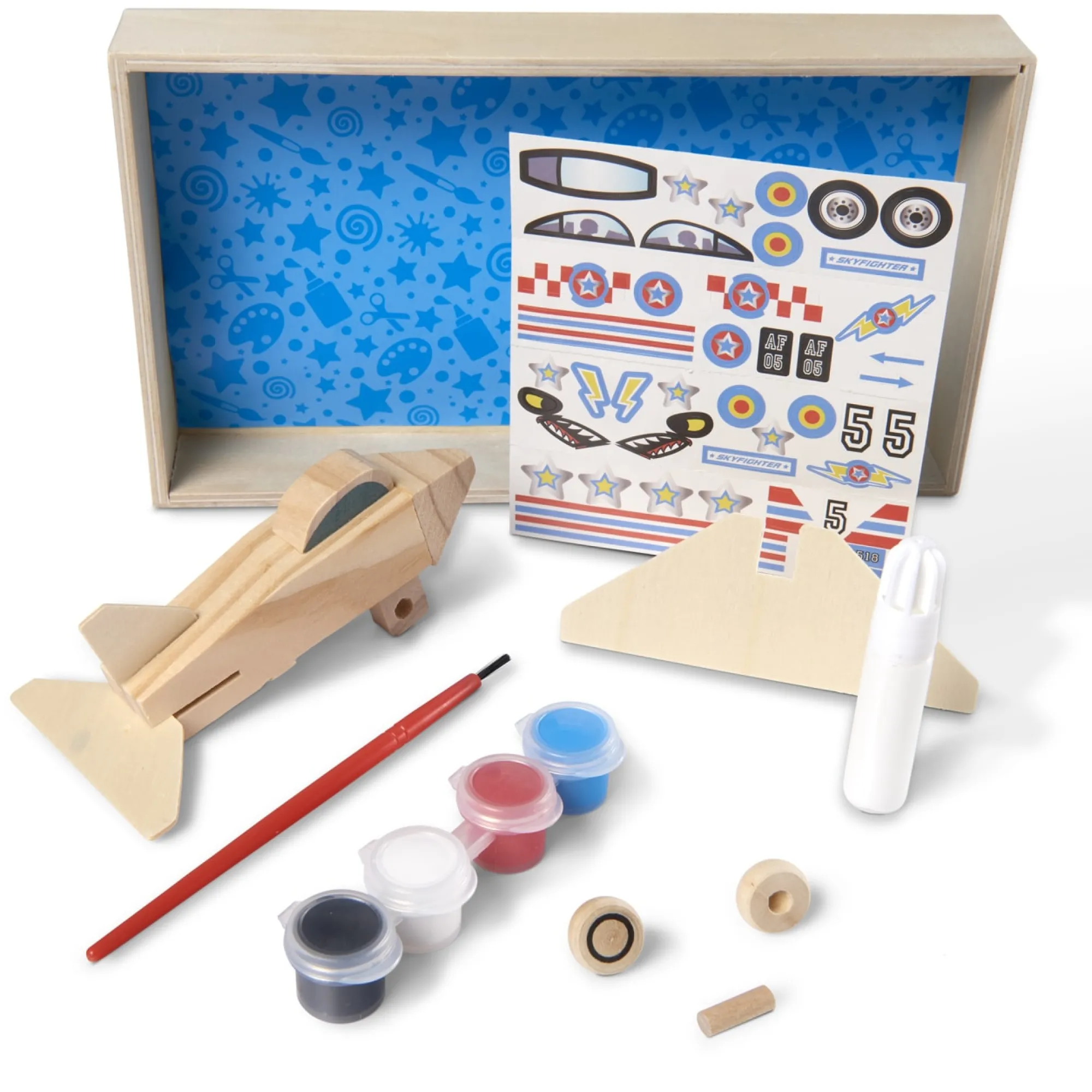 Decorate-Your-Own Wooden Plane>Melissa & Doug Online