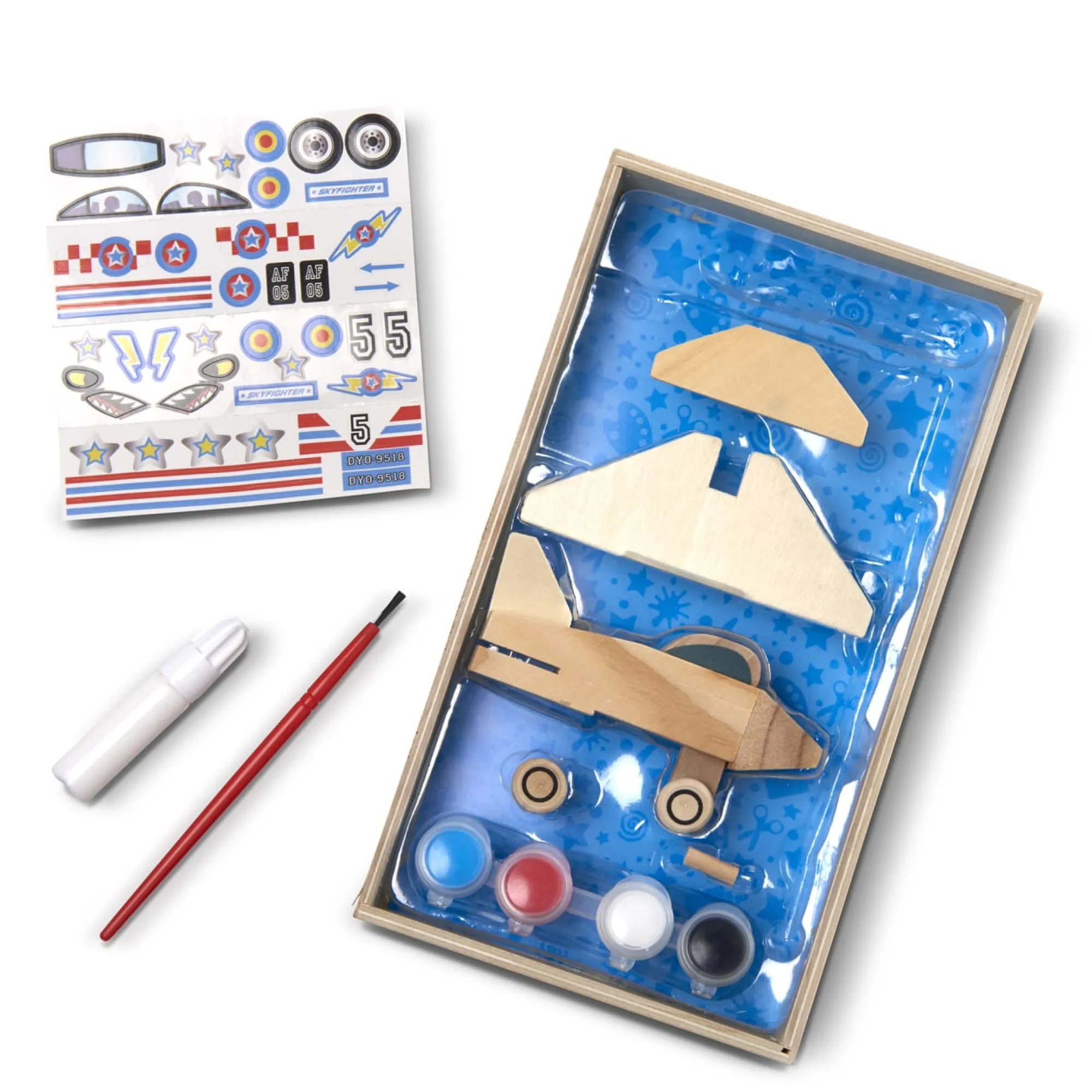 Decorate-Your-Own Wooden Plane>Melissa & Doug Online