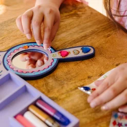 Decorate-Your-Own Wooden Princess Mirror><noscript><img width=