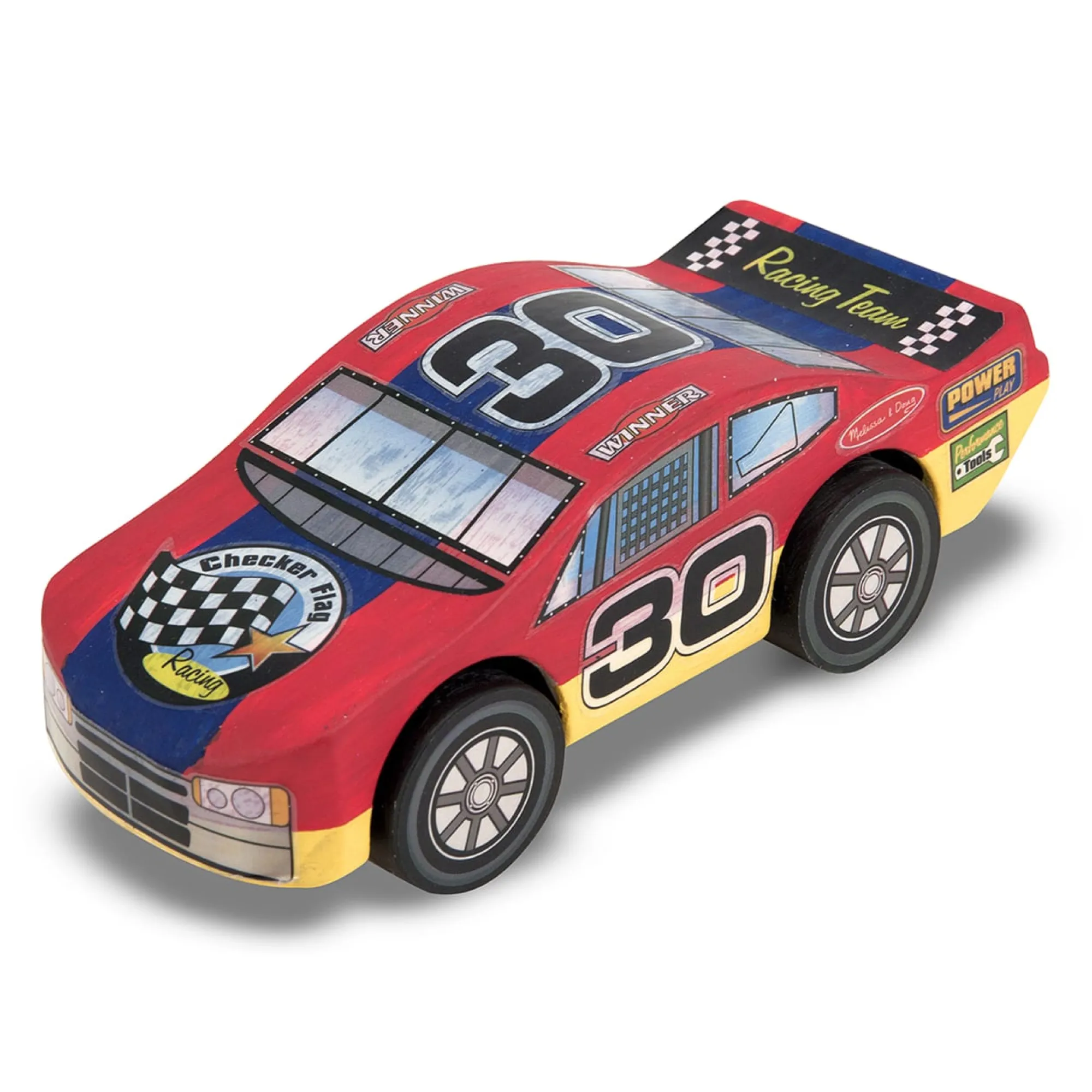 Decorate-Your-Own Wooden Race Car>Melissa & Doug Clearance