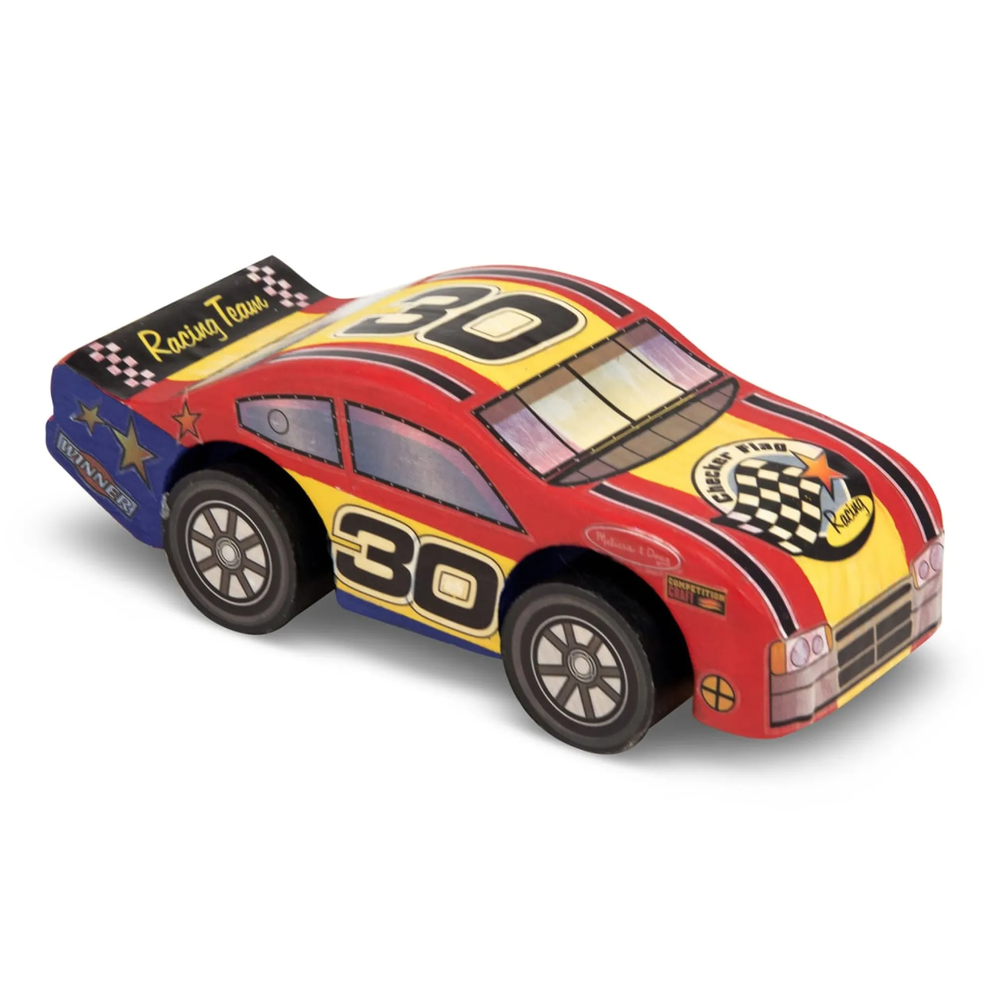 Decorate-Your-Own Wooden Race Car>Melissa & Doug Clearance